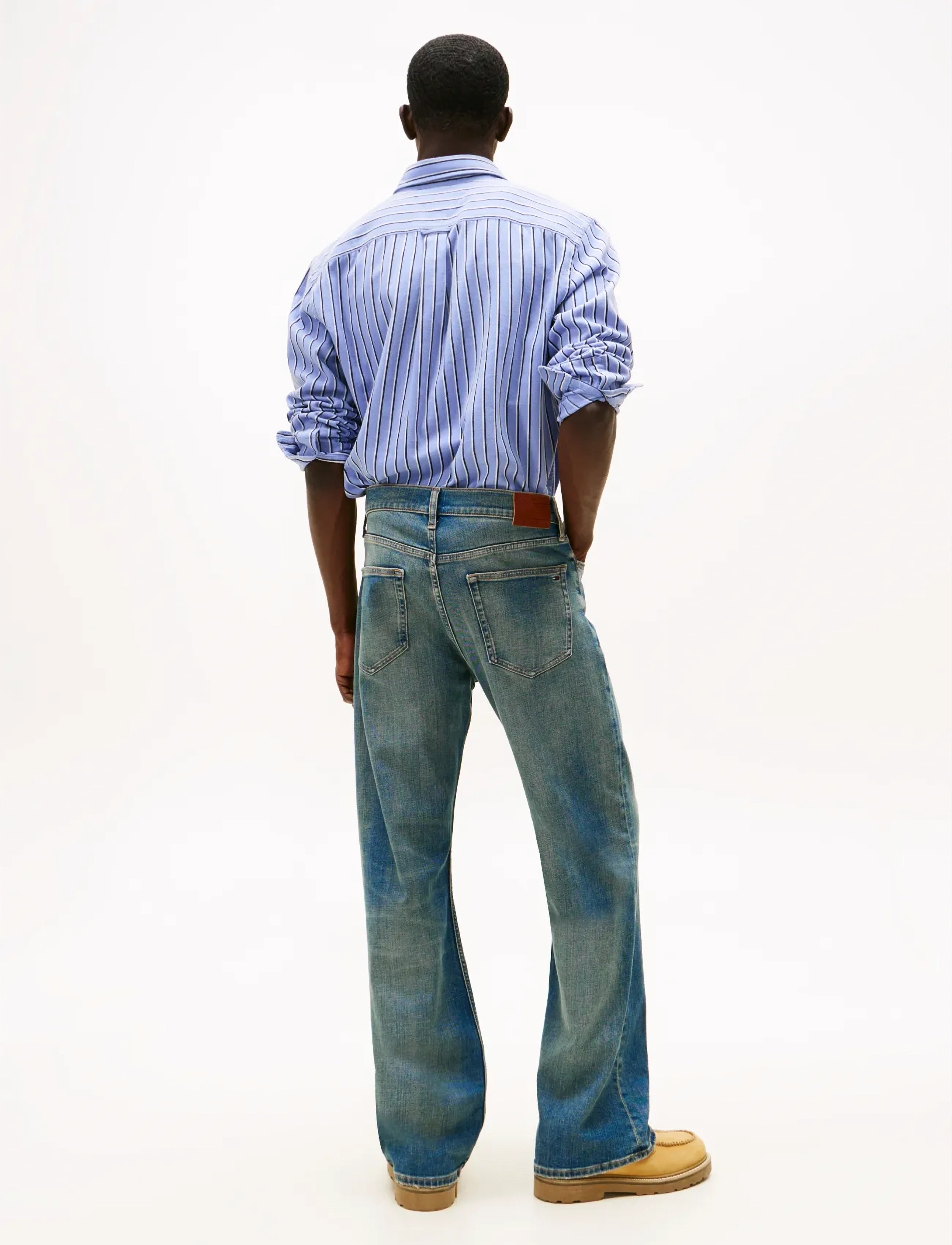 Tommy Jeans - ROBBIE RLXD BOOTCUT BI5154 - loose jeans - denim dark - 4