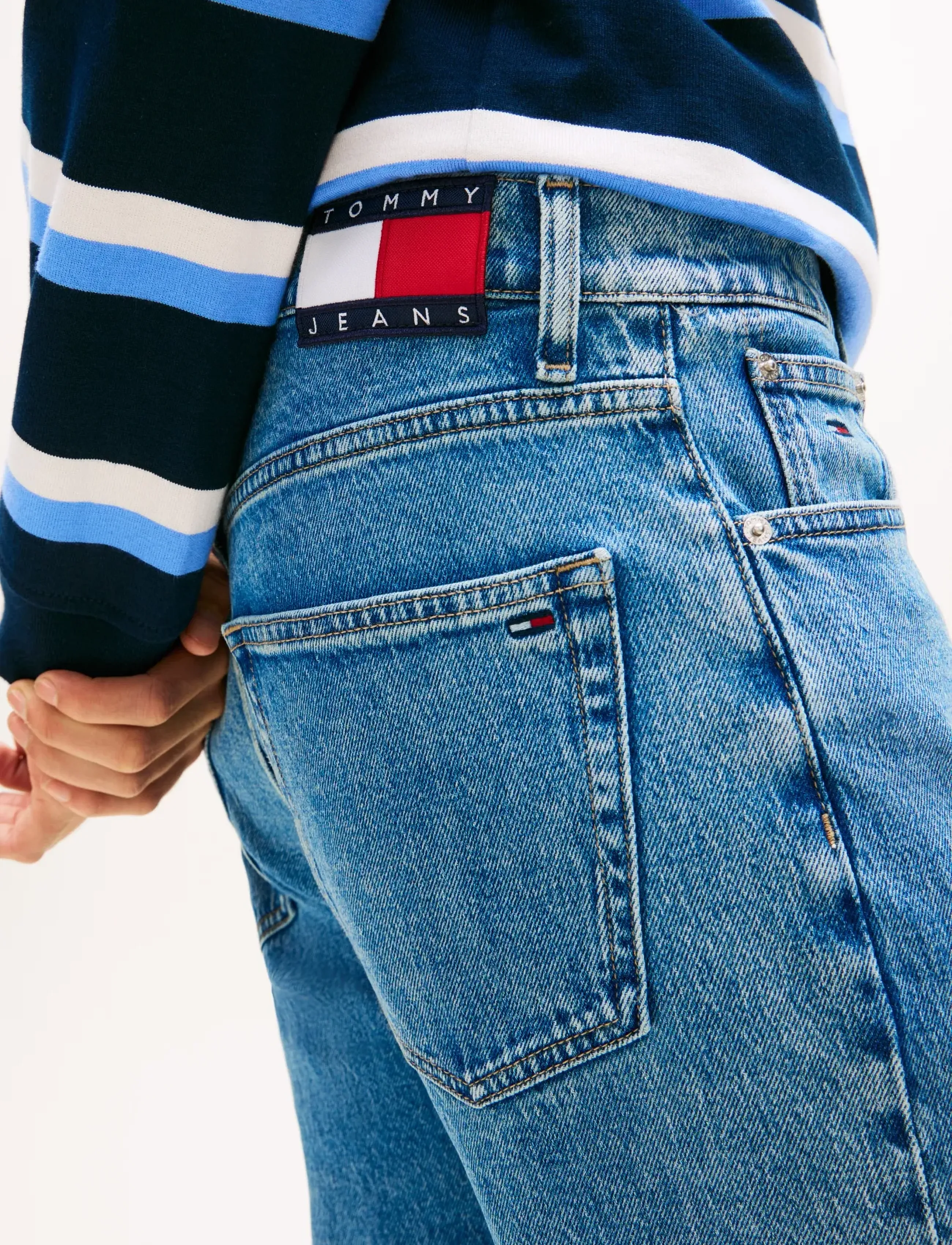 Tommy Jeans - ARLO SLIM CROP BJ4138 - denim medium - 4