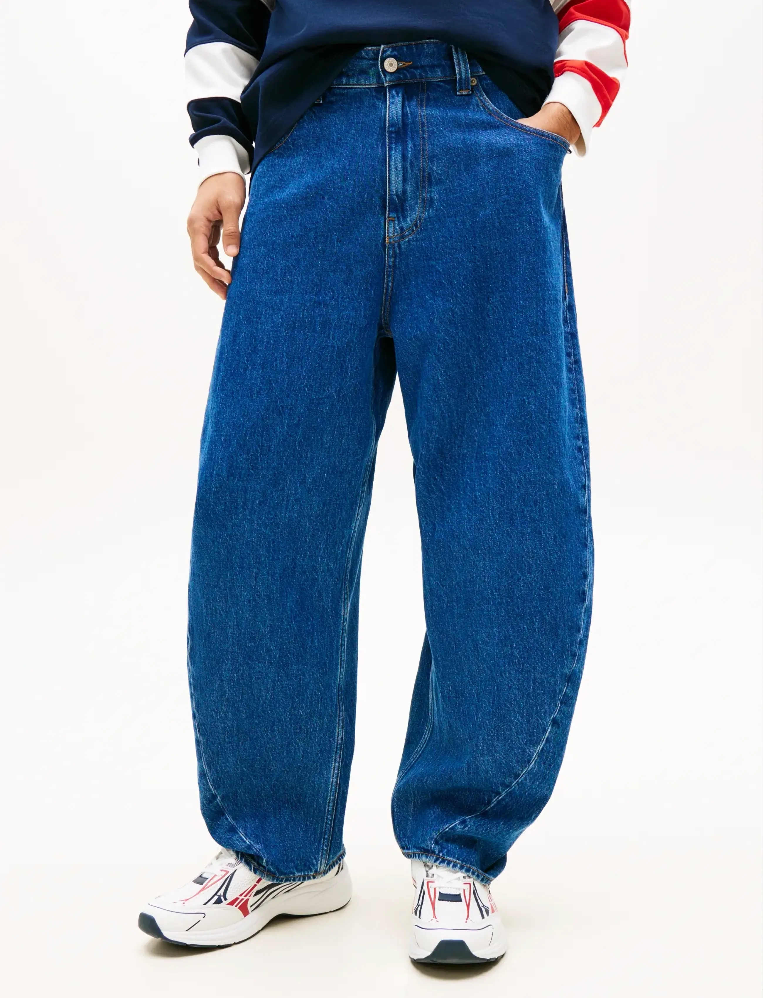 Tommy Jeans ASHTON BARREL BJ4133 - Jeans - DENIM MEDIUM / blue