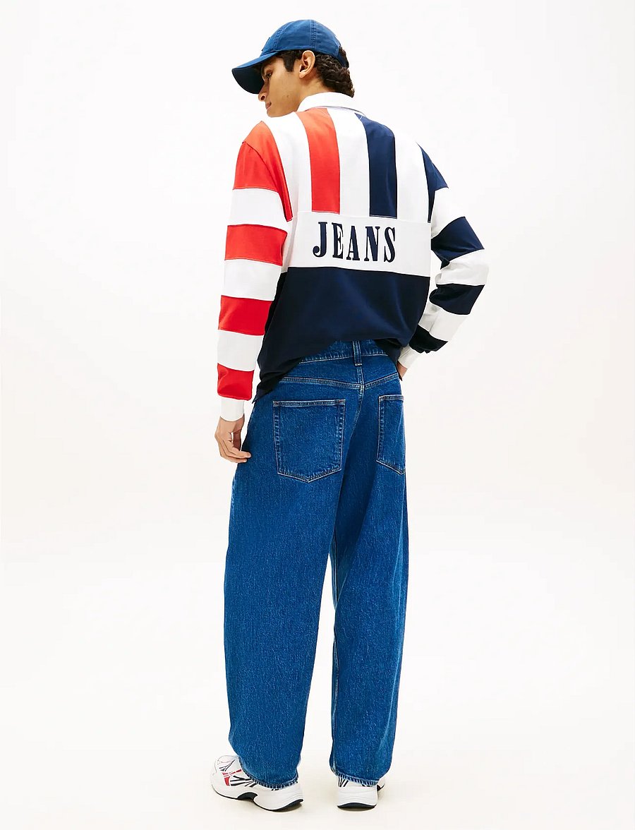 Tommy Jeans - ASHTON BARREL BJ4133 - rúmar gallabuxur - denim medium - 2