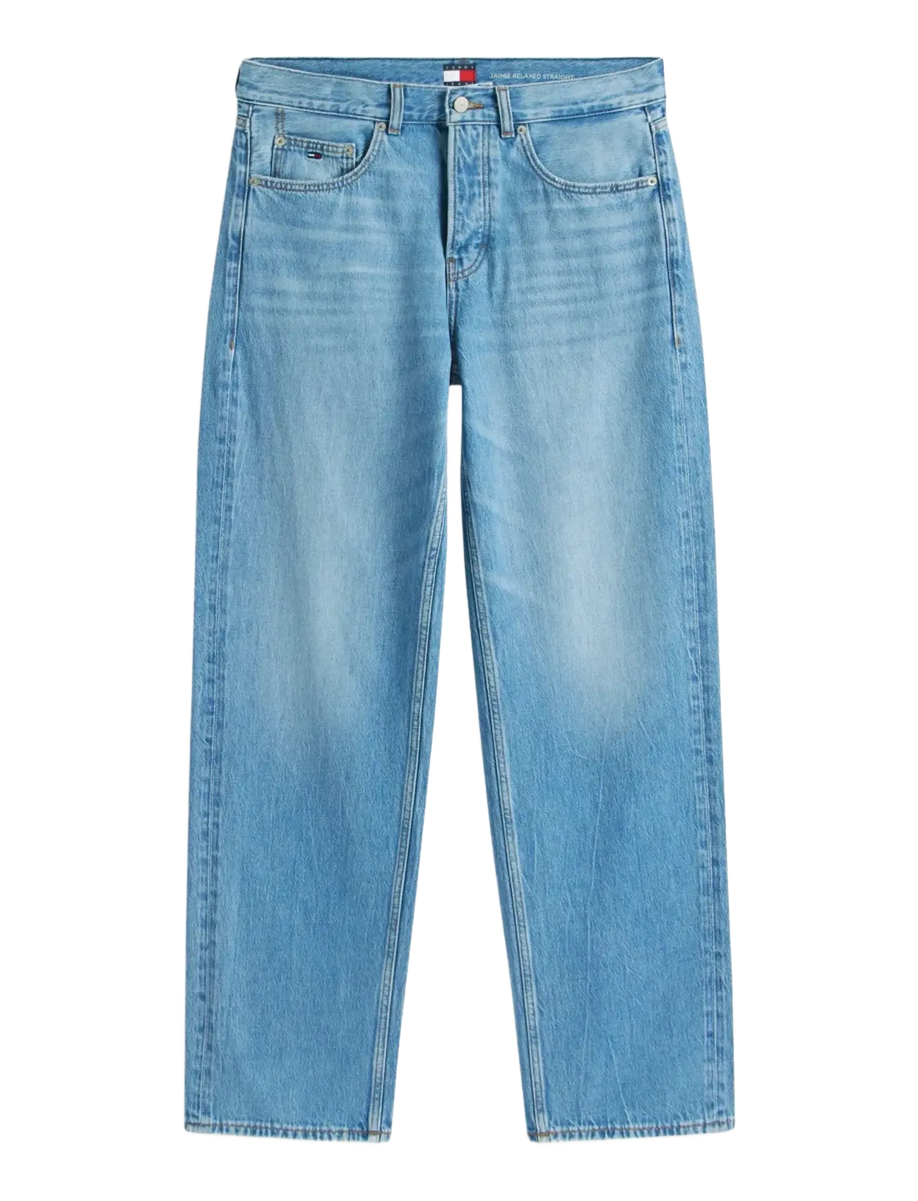 Tommy Jeans JAIMIE RLXD STR CBF BJ5032 - Drabužiai - DENIM MEDIUM / blue