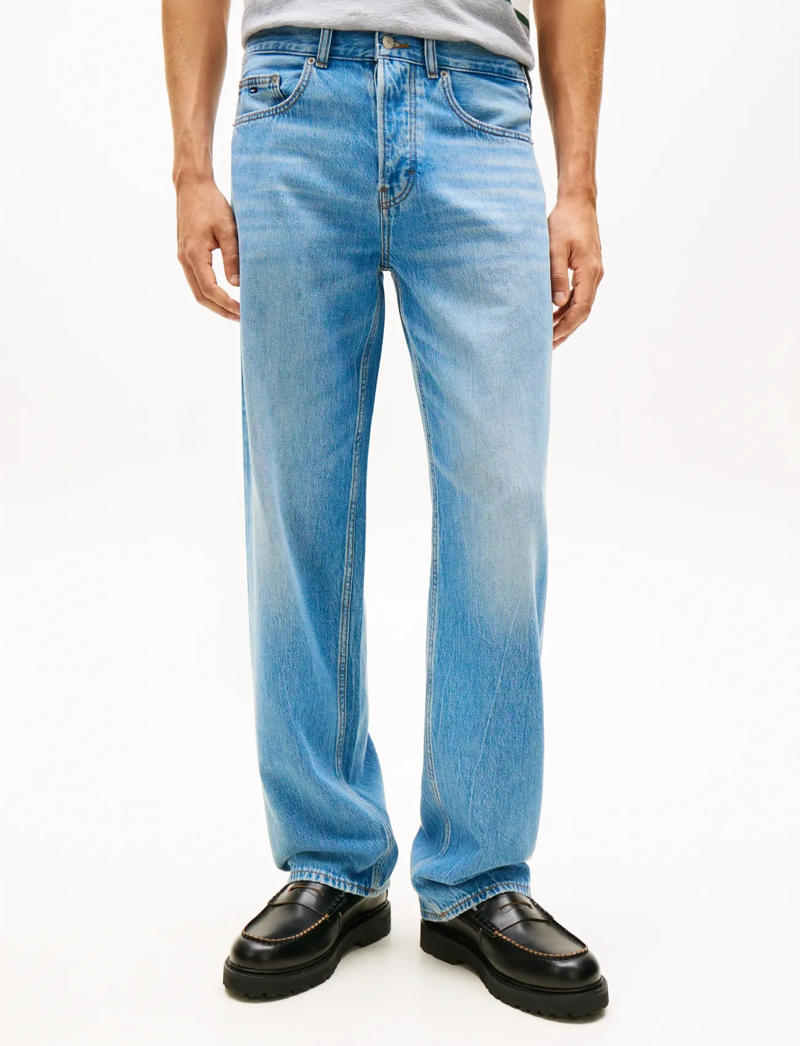 Tommy Jeans JAIMIE RLXD STR CBF BJ5032 - Tommy Hilfiger - DENIM MEDIUM / blue
