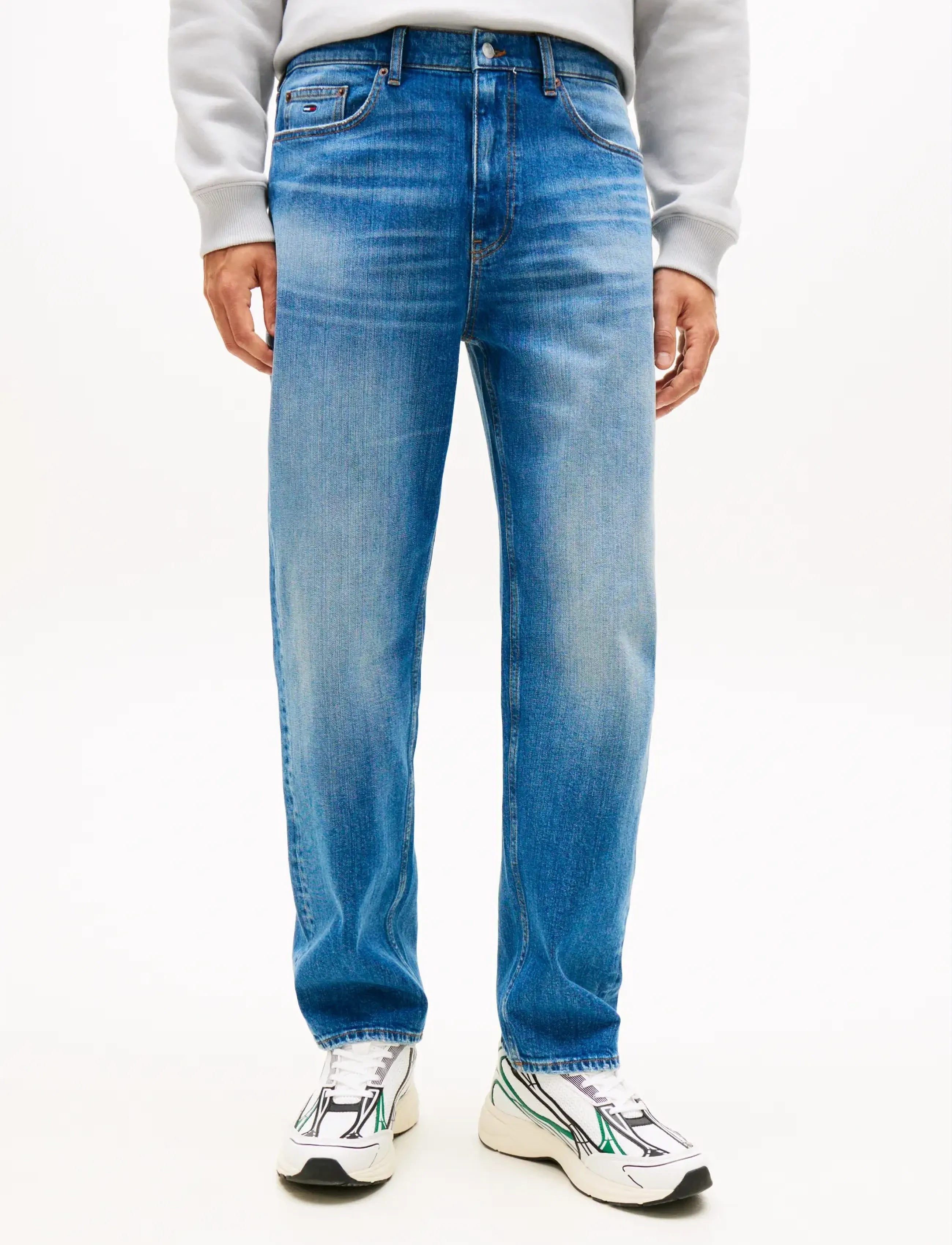 Tommy Jeans SONNY RGLR TPRD BJ5137 - Kleidung - DENIM MEDIUM / blue