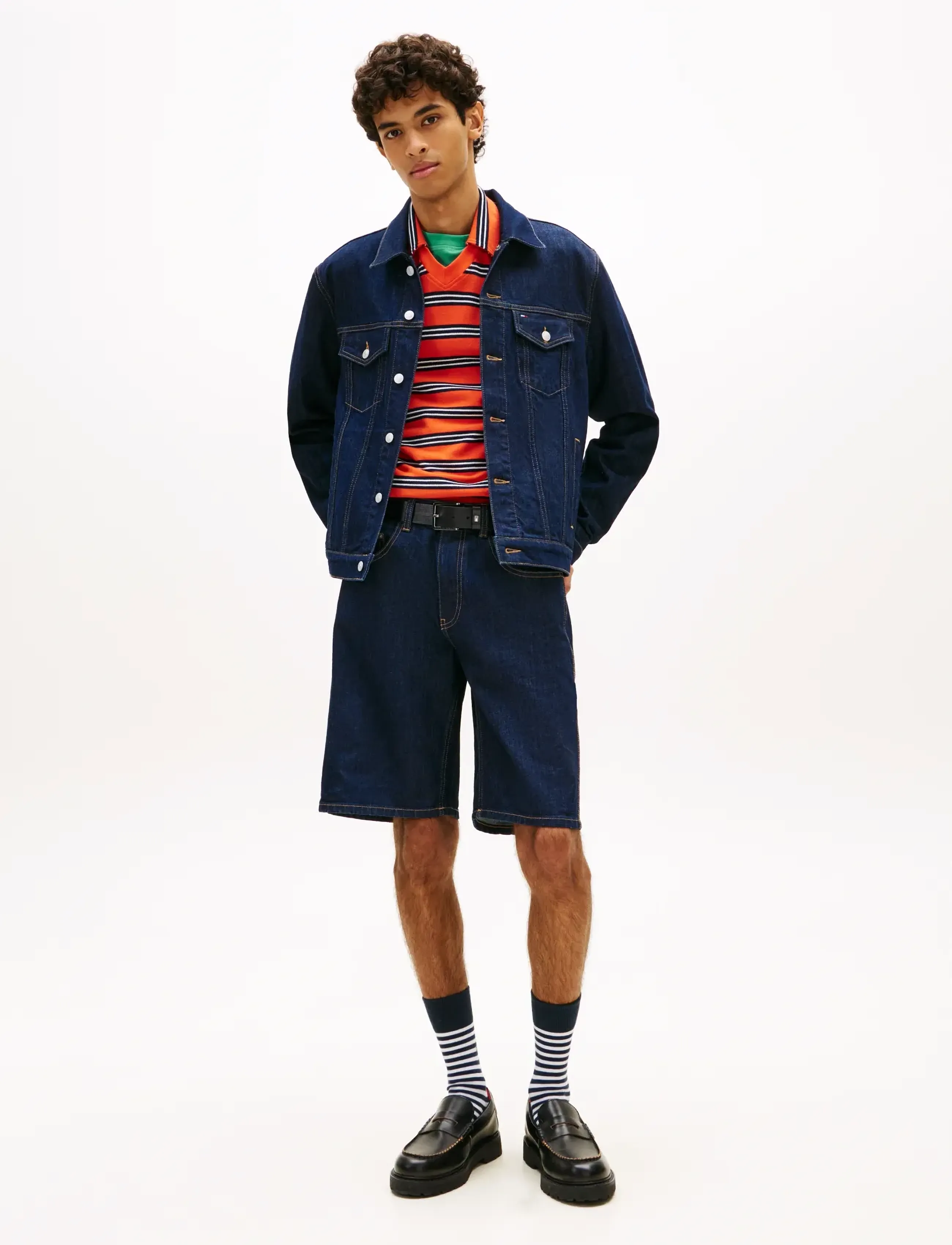 Tommy Jeans Jaimie Rlxd Short Di4156, 34, Navy, Shorts > Denim Shorts, Herre