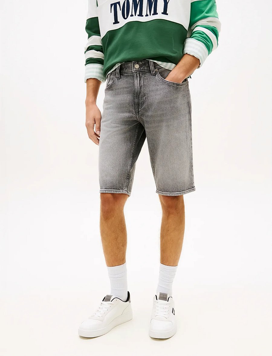 Tommy Jeans - RONNIE SHORT BJ8172 - jeans shorts - denim grey - 0