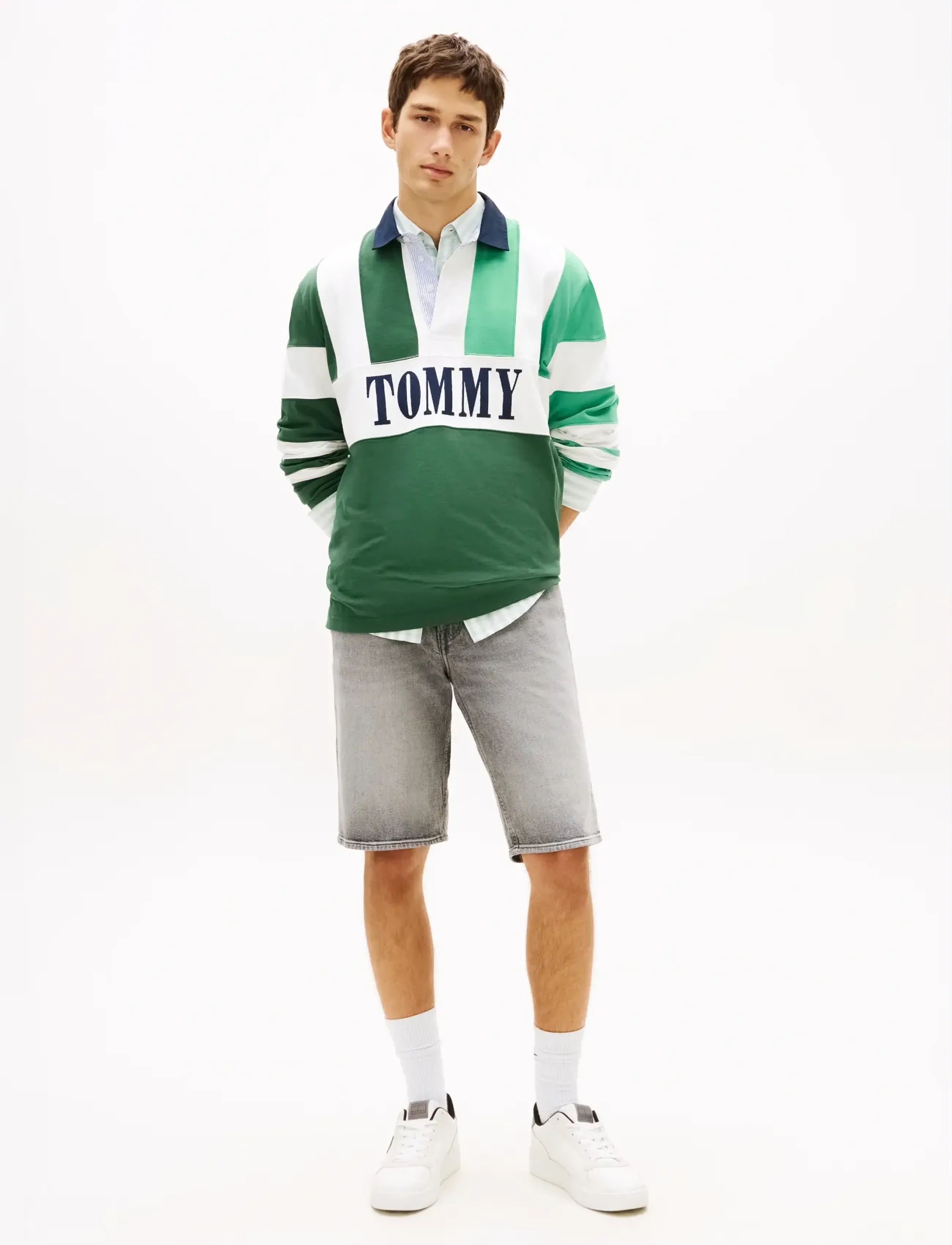 Tommy Jeans - RONNIE SHORT BJ8172 - jeans shorts - denim grey - 3