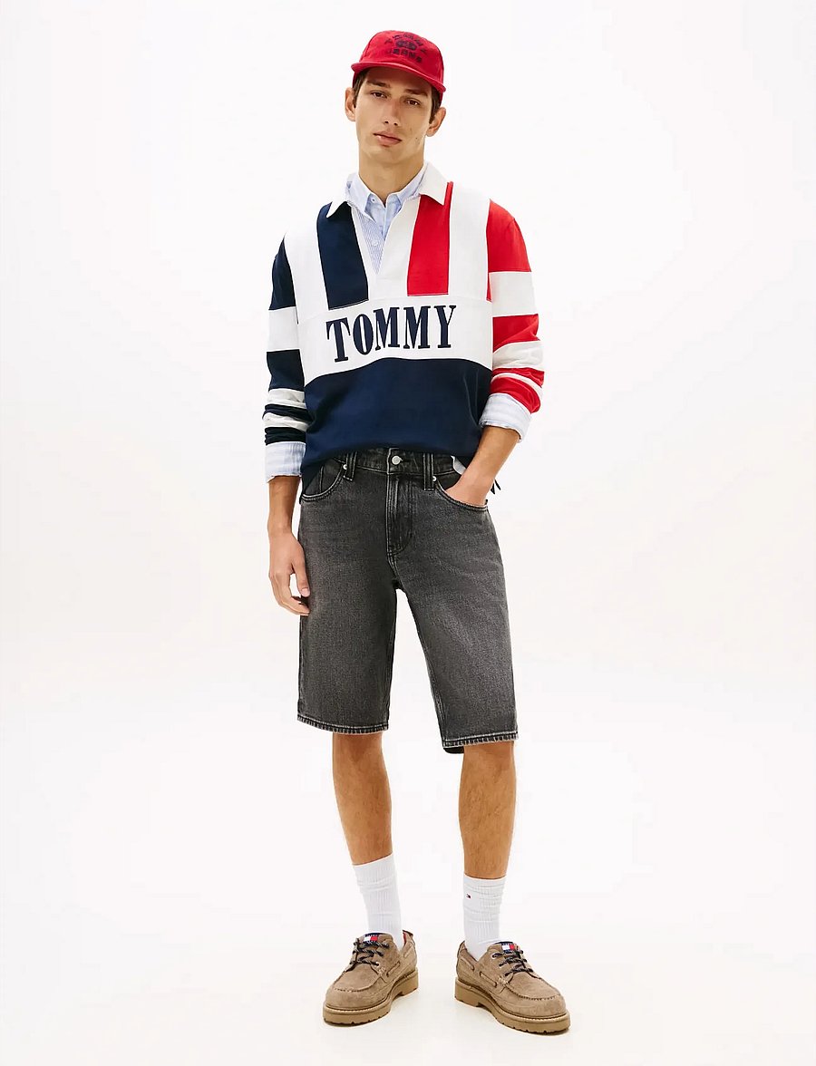 Tommy Jeans - RONNIE SHORT BI0187 - jorts - denim black - 3