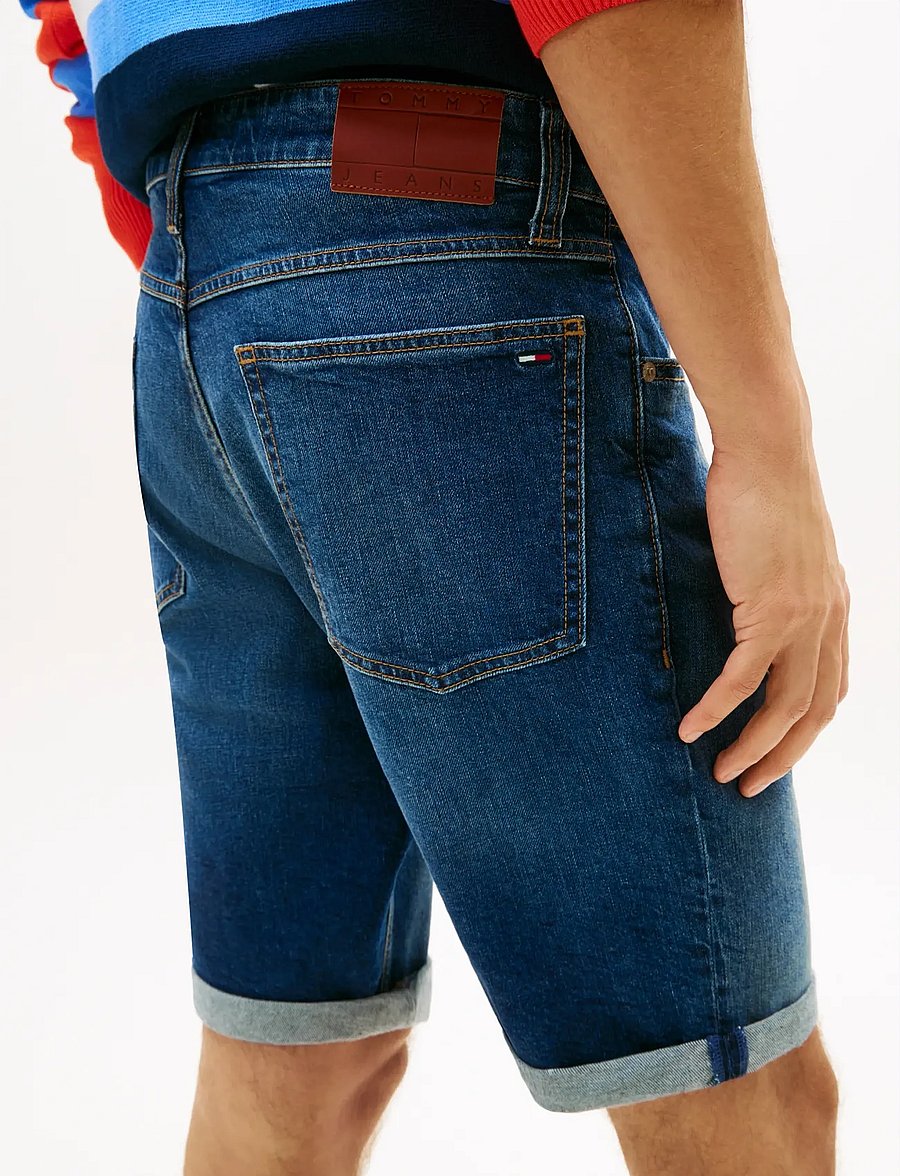 Tommy Jeans - RONNIE SHORT BJ8155 - jeans shorts - denim dark - 4