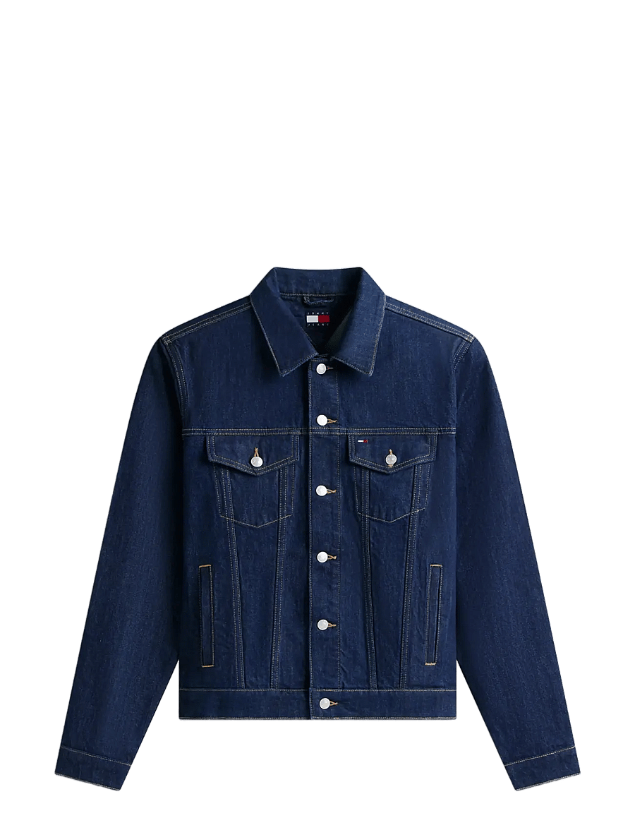 Tommy Jeans - RYAN REGULAR TRUCKER EXT DI4156 - denim dark - 1