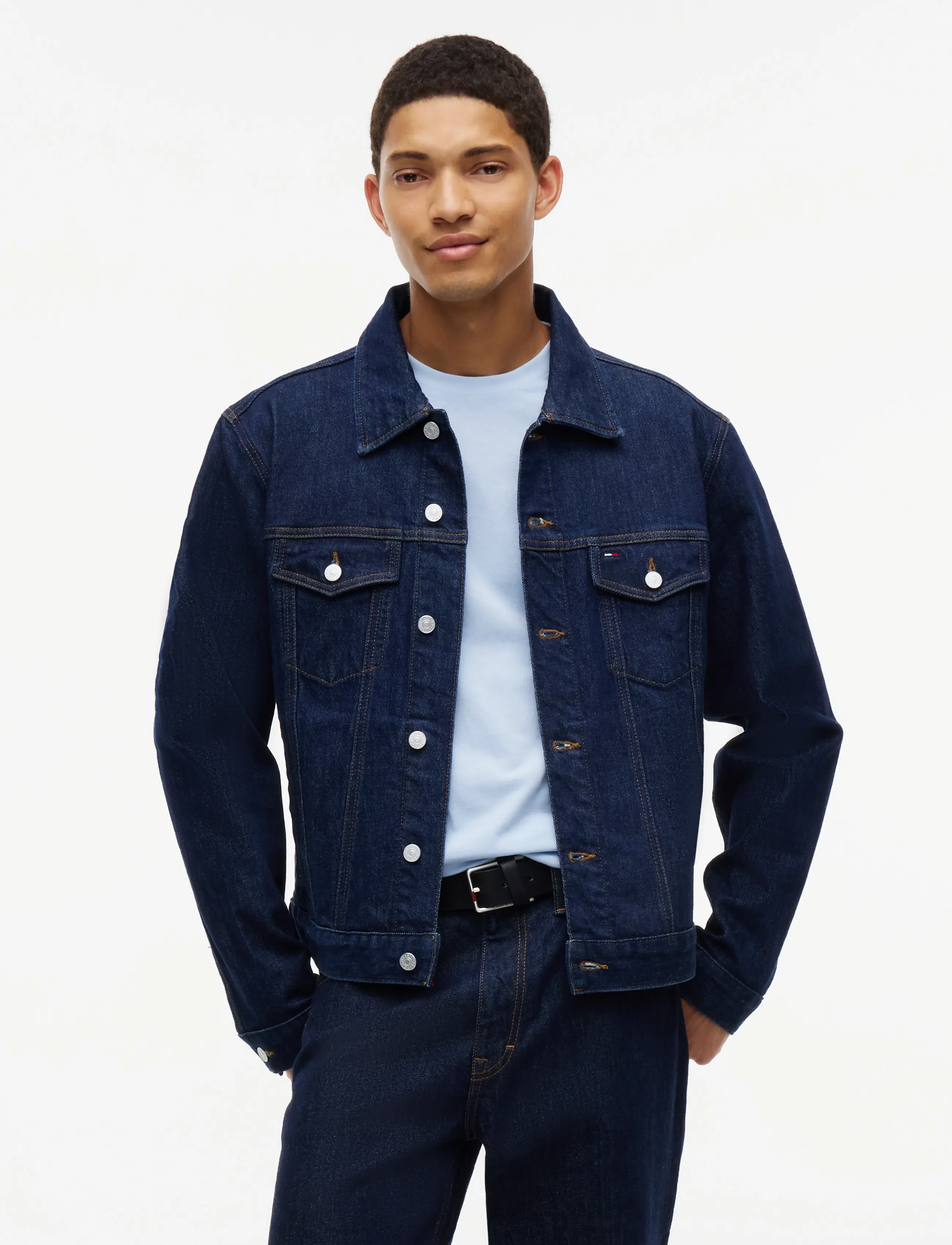 Tommy Jeans Ryan Regular Trucker Ext Di4156, XXL, Blue, Denim > Unlined Denim Jackets, Herre