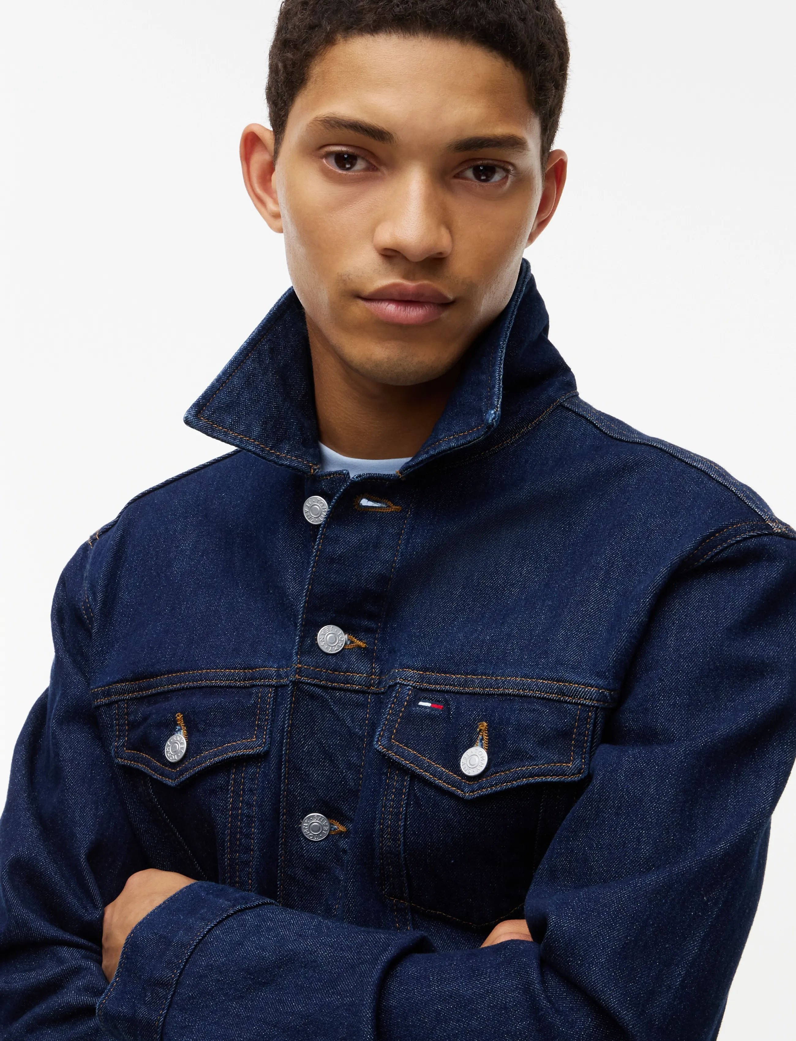 Tommy Jeans - RYAN REGULAR TRUCKER EXT DI4156 - denim dark - 3