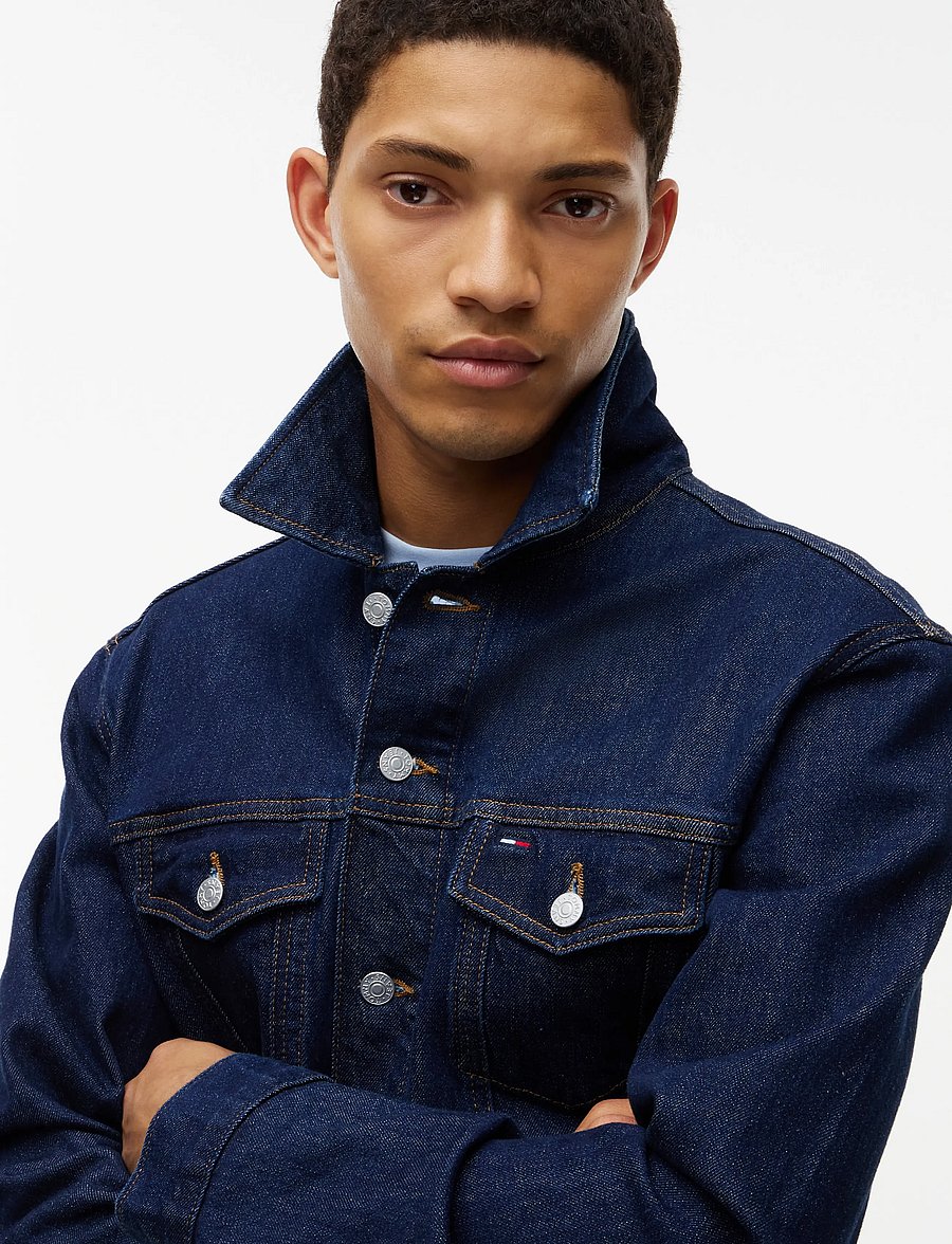 Tommy Jeans - RYAN REGULAR TRUCKER EXT DI4156 - denim dark - 3