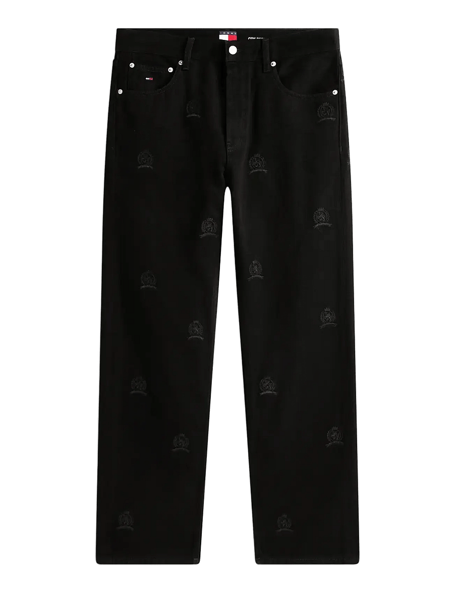Tommy Jeans - OTIS REGULAR STR CR CBF EI6085 - regular jeans - denim black - 1
