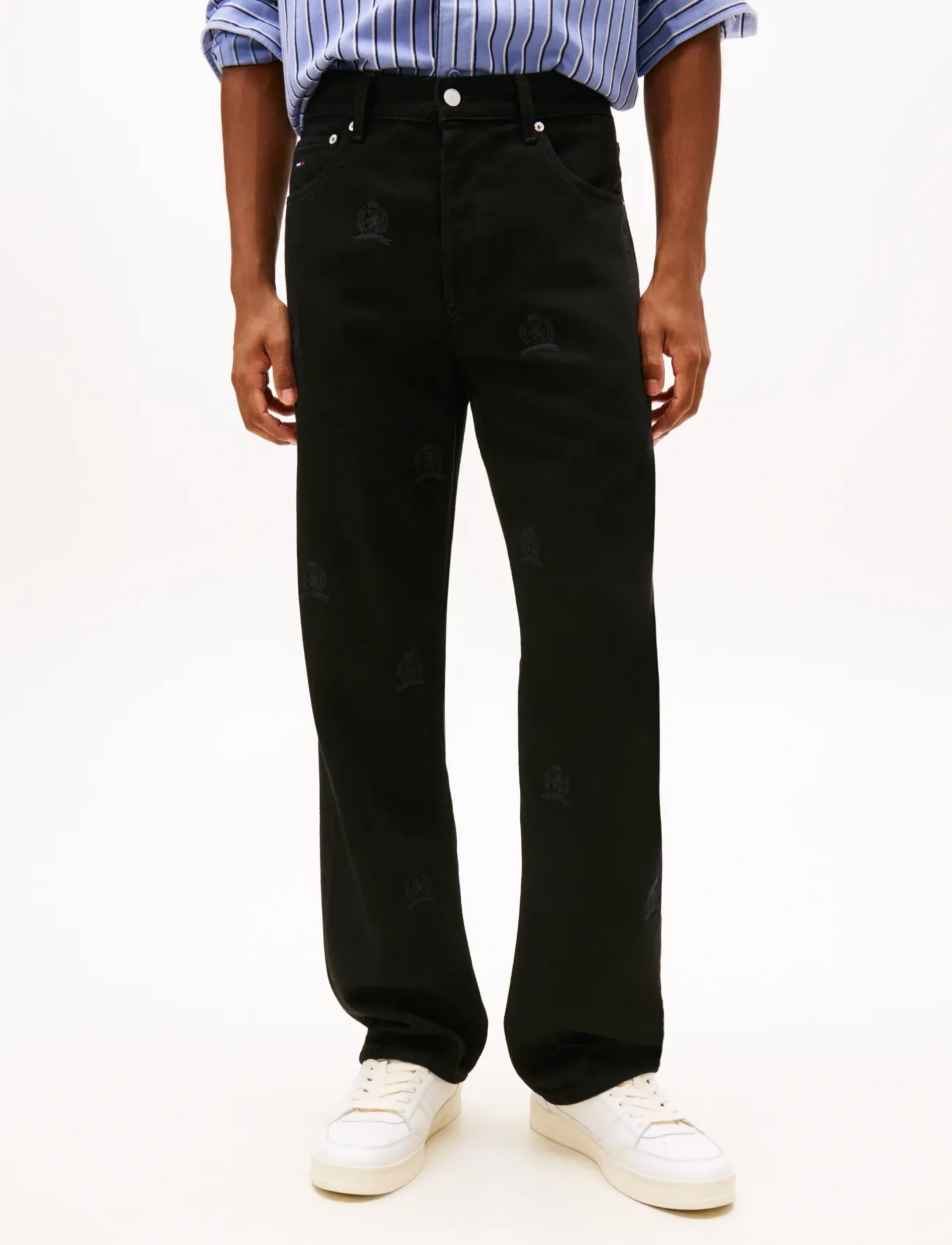 Tommy Jeans Otis Regular Str Cr Cbf Ei6085, 33 x 32, Jeans, Schwarz - Regular, Männerswear