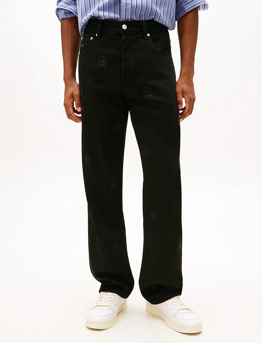 Tommy Jeans - OTIS REGULAR STR CR CBF EI6085 - regular jeans - denim black - 0