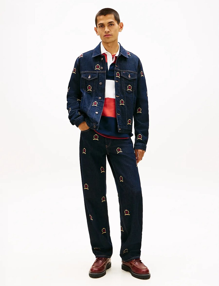 Tommy Jeans - RYAN RGLR TRCKR JCKT CR EI6059 - ungefütterte denimjacken - denim dark - 2