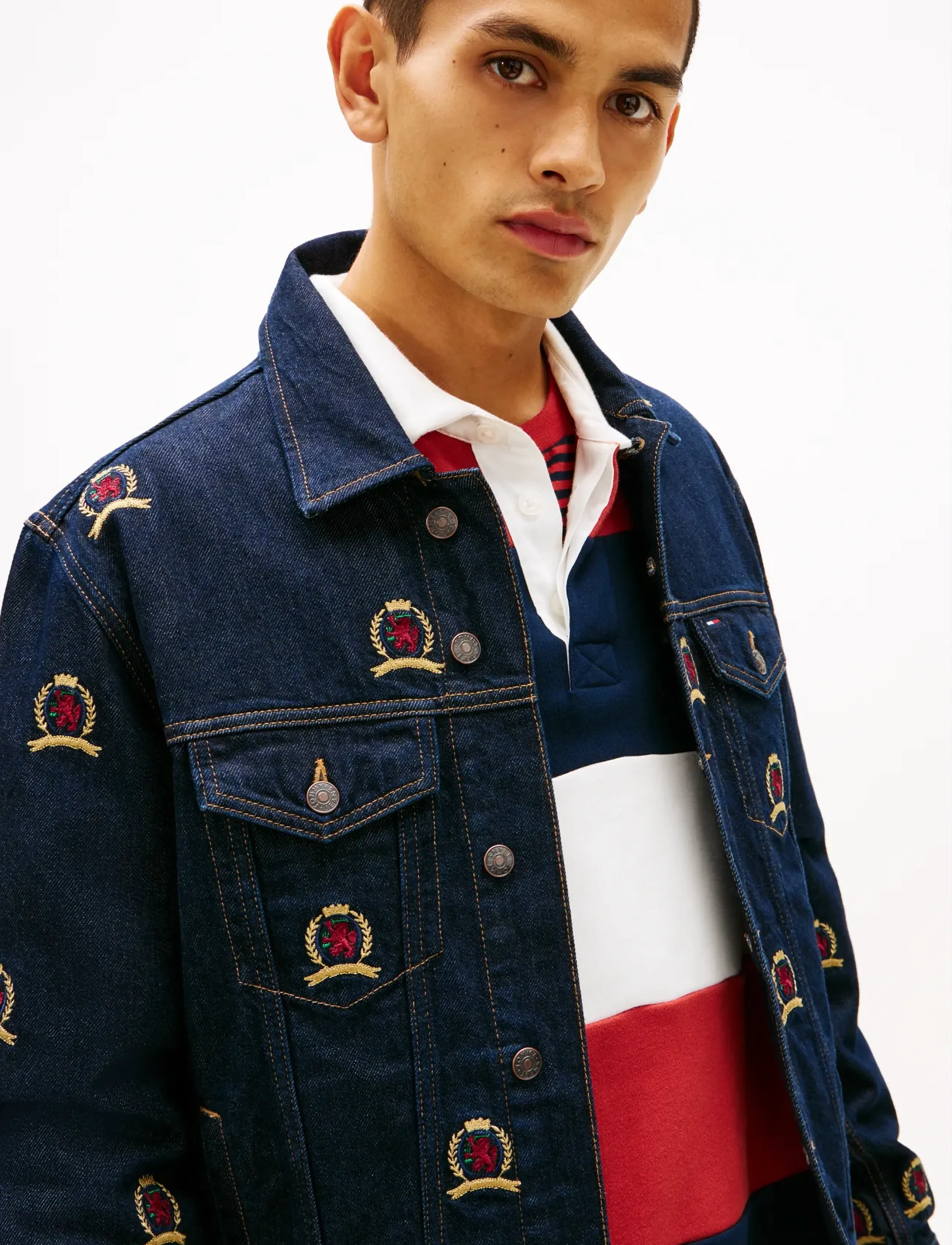 Tommy Jeans - RYAN RGLR TRCKR JCKT CR EI6059 - unlined denim jackets - denim dark - 4
