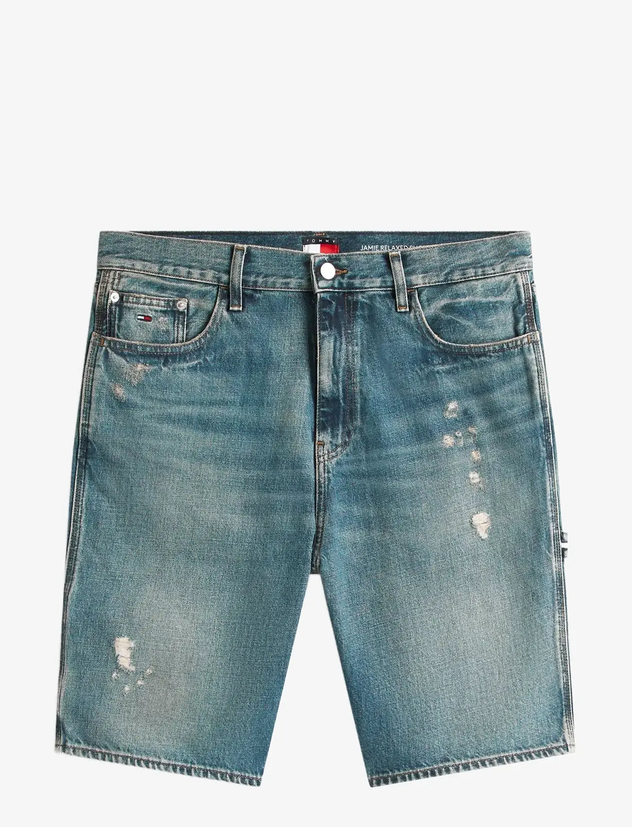 Tommy Jeans - JAIMIE RLXD CARP SHORT BJ2032 - caps - denim medium - 1