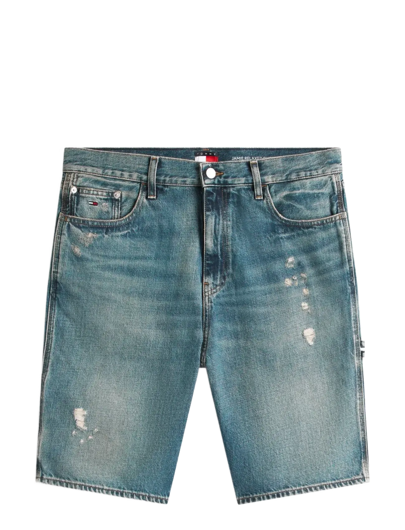 Tommy Jeans JAIMIE RLXD CARP SHORT BJ2032 - Shorts - DENIM MEDIUM / blue