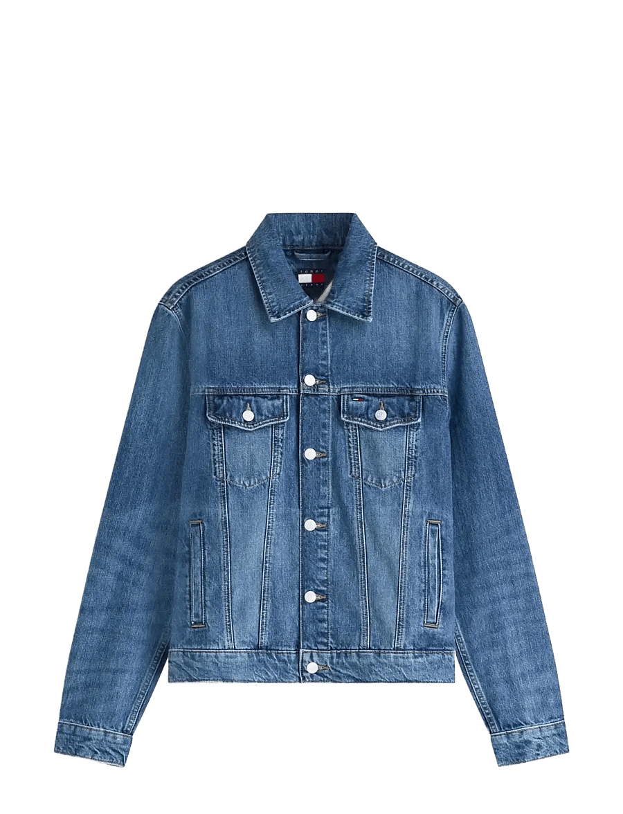 Tommy Jeans - RYAN RGLR TRCKR JCKT EXT BJ8038 - ungefütterte denimjacken - denim medium - 1
