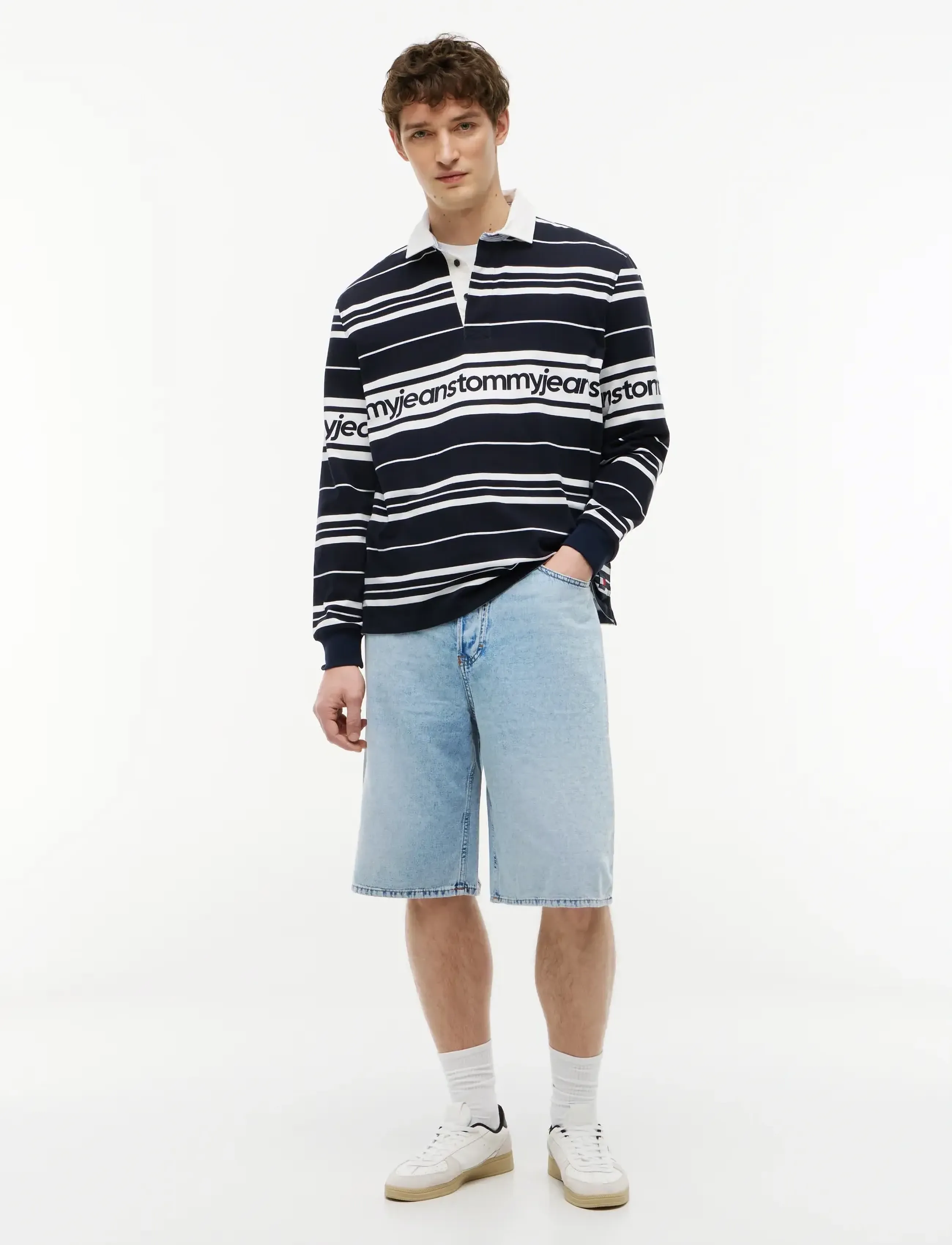 Tommy Jeans - THEO BAGGY SHORT BJ6015 - jorts - denim light - 3