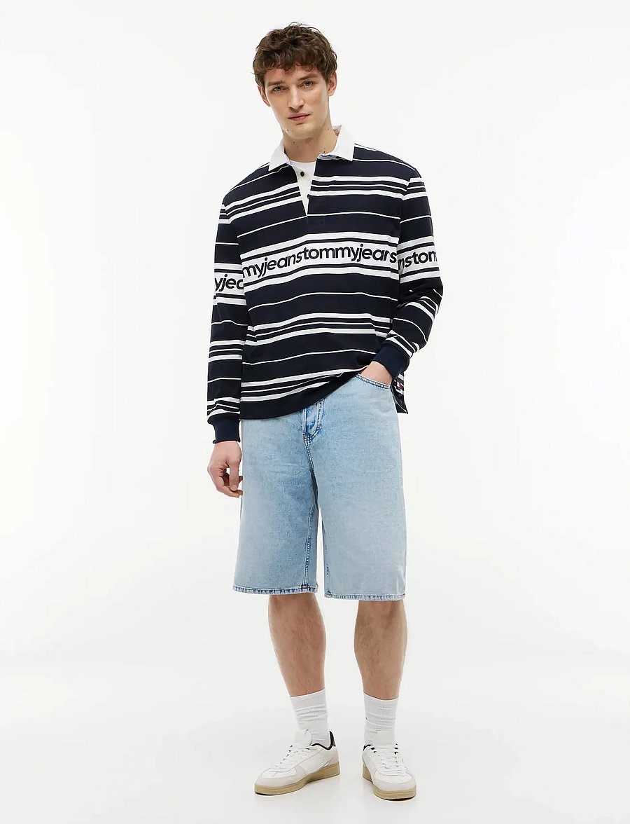 Tommy Jeans - THEO BAGGY SHORT BJ6015 - jorts - denim light - 3