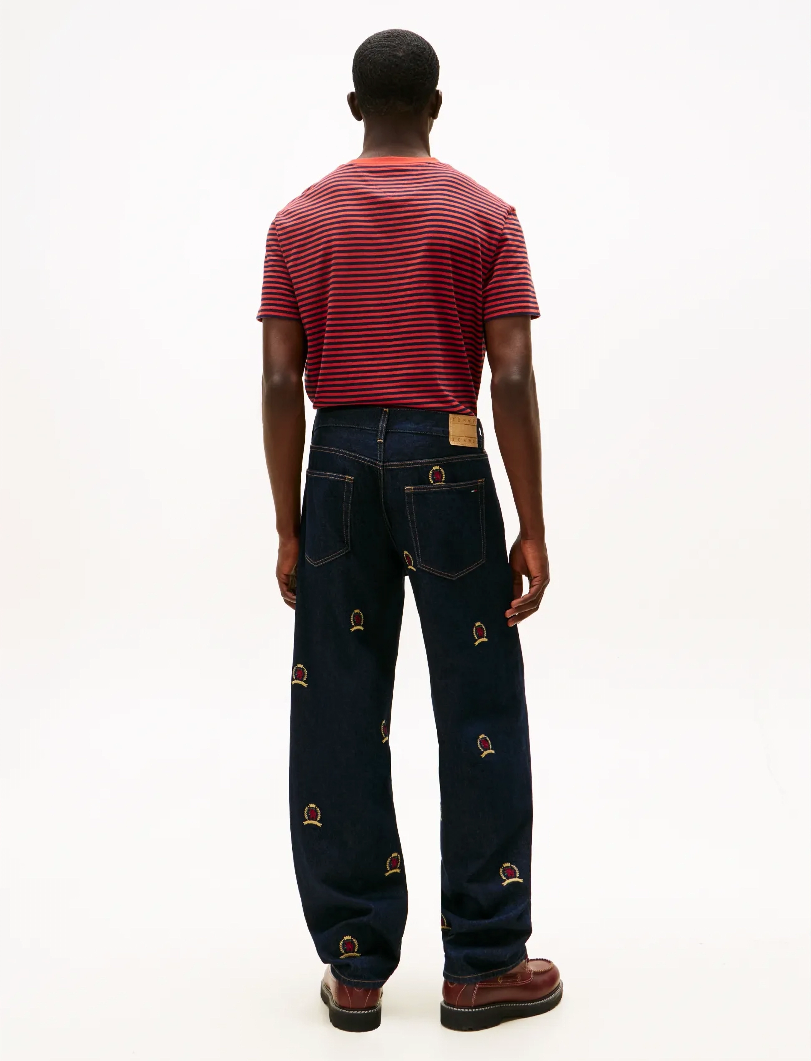Tommy Jeans - JAIMIE RLXD STR CR CBF EI6059 - tavalised teksad - denim dark - 4