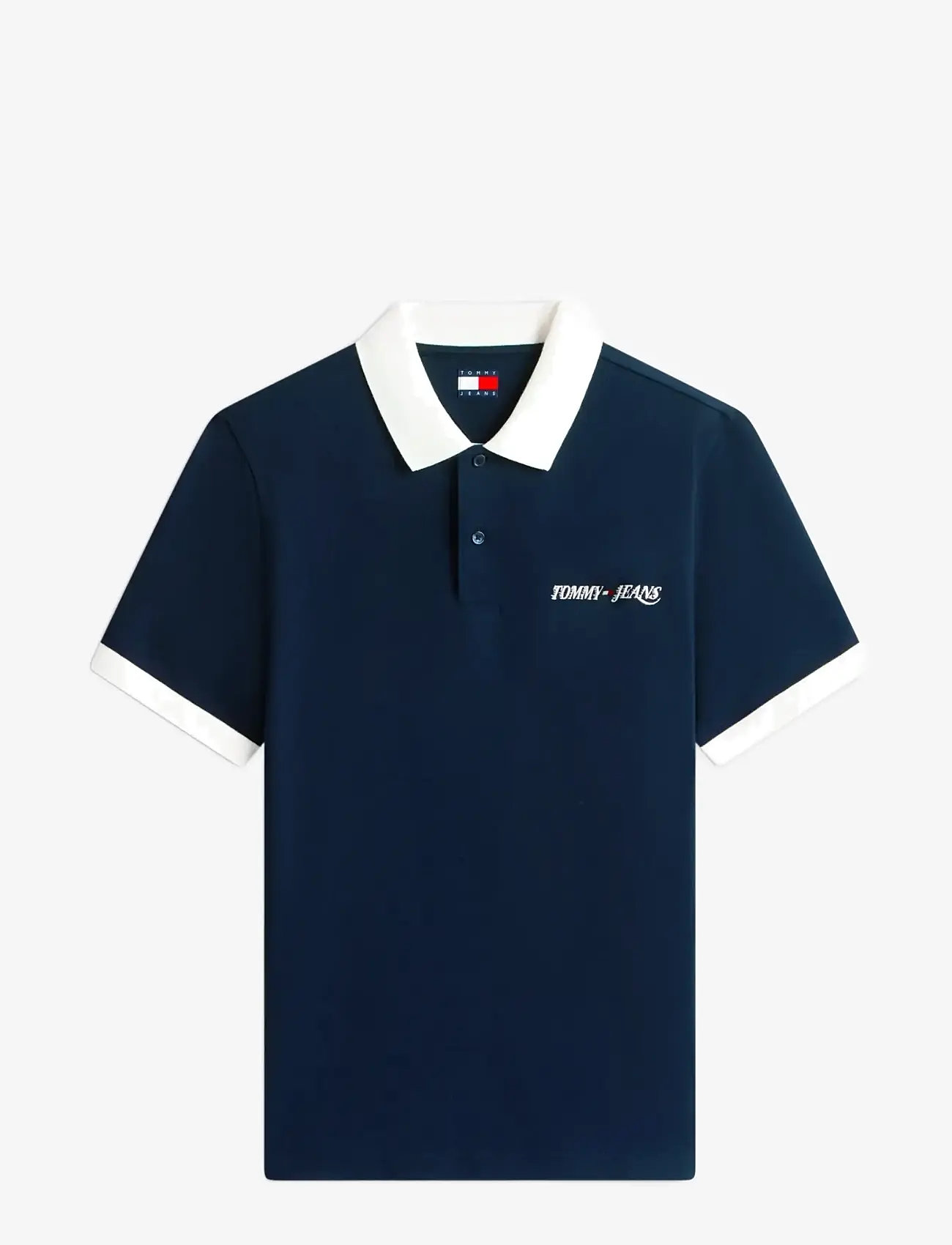 Tommy Jeans - TJM REG LA POLO - kurzärmelig - dark night navy - 1