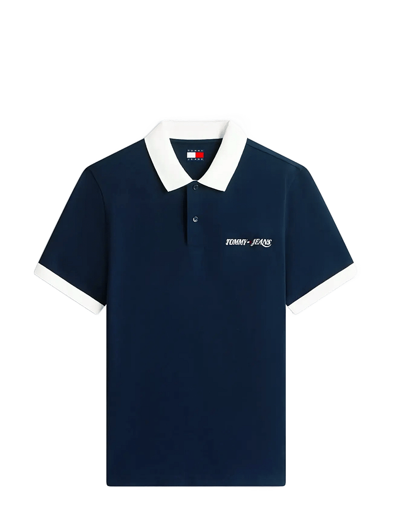 Tommy Jeans - TJM REG LA POLO - kurzärmelig - dark night navy - 1