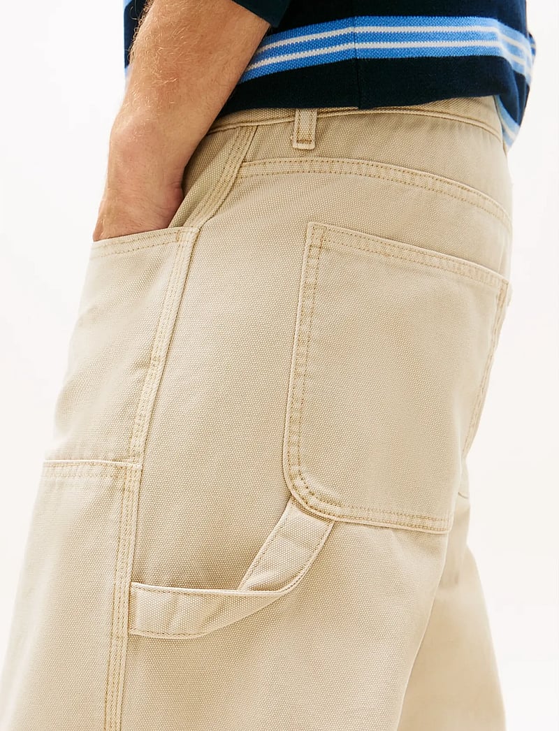 Tommy Jeans - TJM JAIMIE CARPENTER PANT - loose jeans - white clay - 4