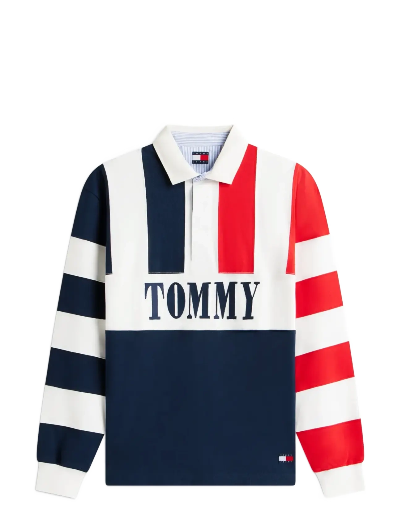 Tommy Jeans TJM RLX ARCHIVE RUGBY EXT - Strickmode - DARK NIGHT NAVY / navy