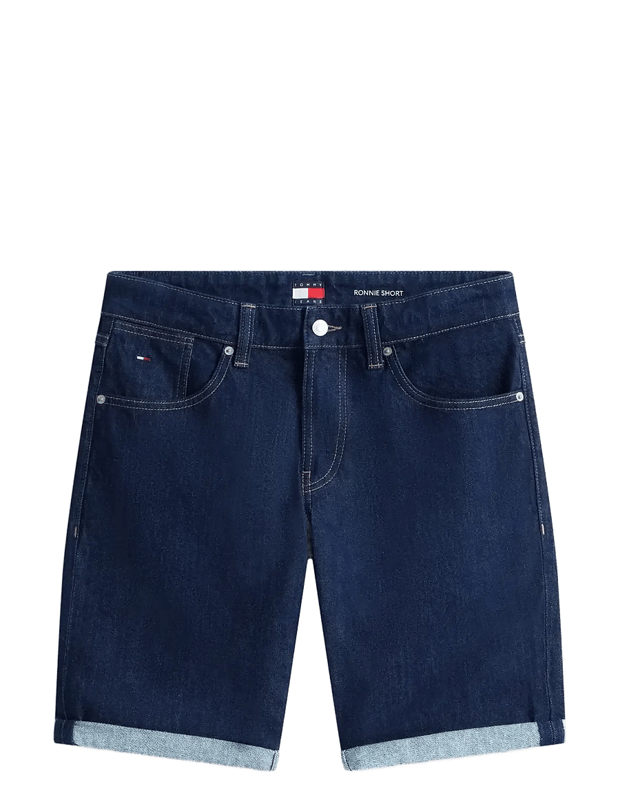 Tommy Jeans - RONNIE SHORT DI4156 - lühikesed teksapüksid - denim dark - 1