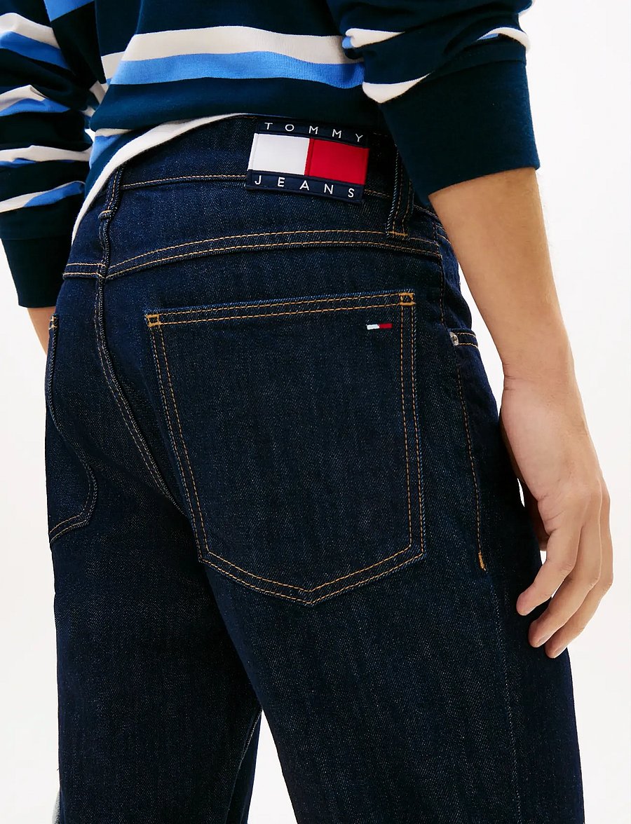 Tommy Jeans - RONNIE SHORT DI4156 - lühikesed teksapüksid - denim dark - 4