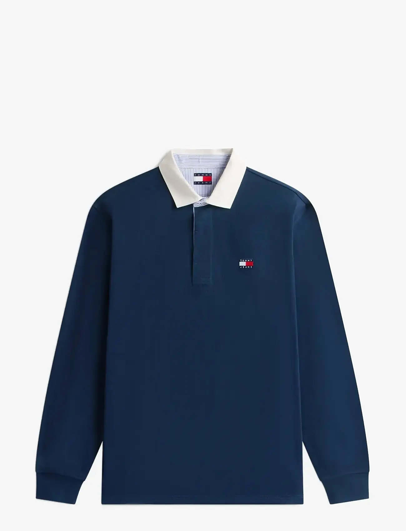 Tommy Jeans - TJM RLX ESS BADGE RUGBY - langärmelig - dark night navy - 1