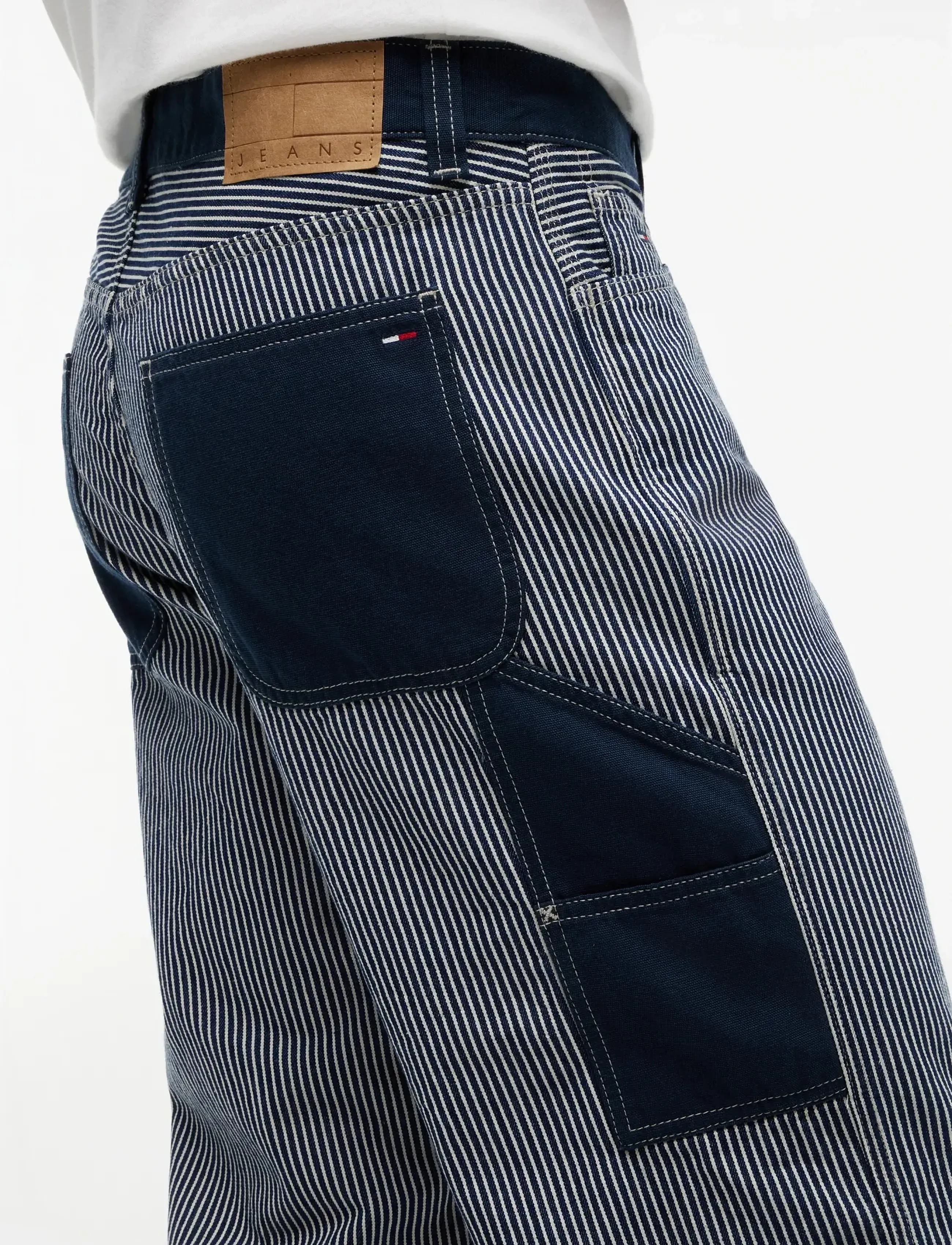 Tommy Jeans - JAIMIE RLXD STR CARP CBF CJ6053 - cargobukser - denim dark - 4