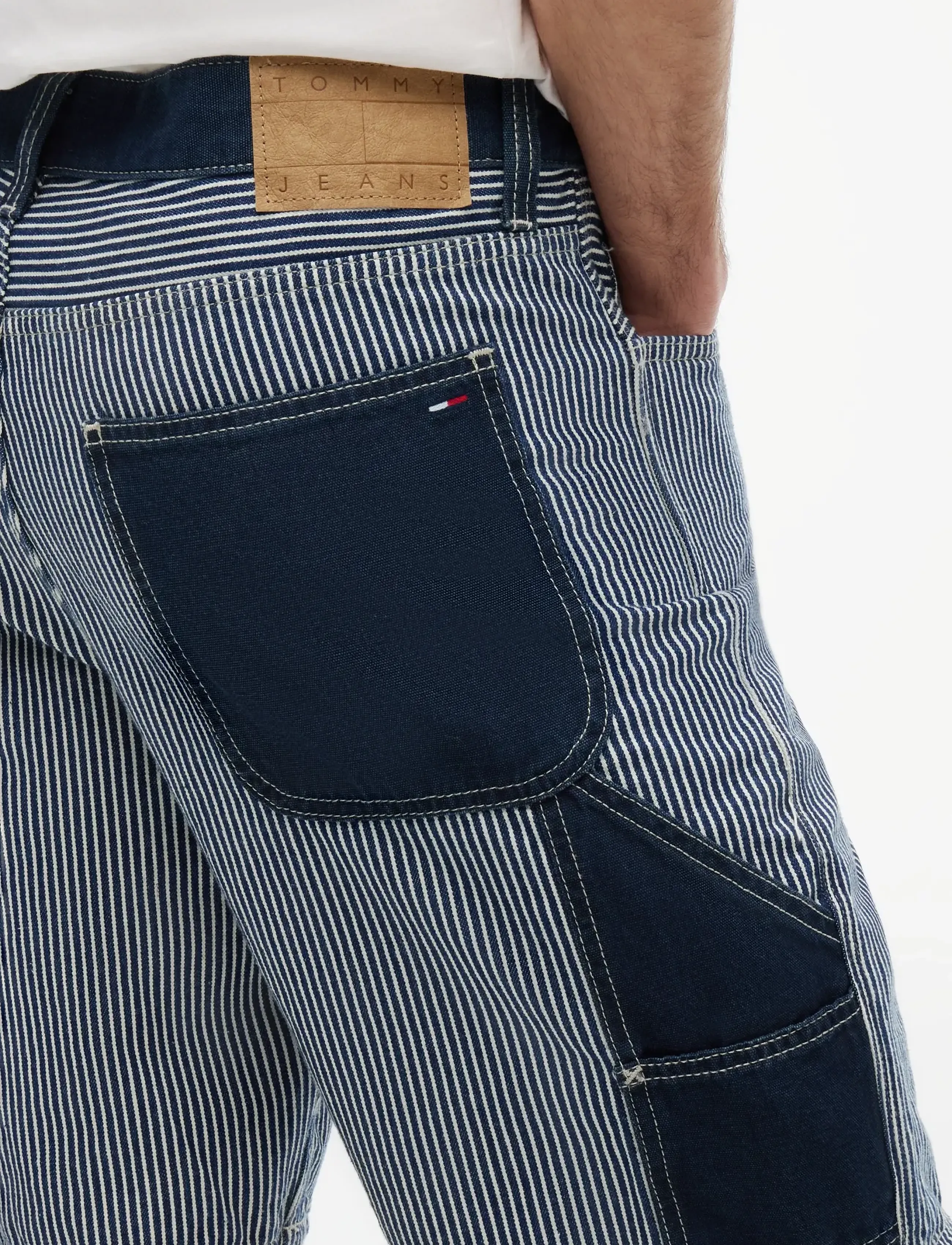 Tommy Jeans - JAIMIE RLXD CARP SHORT CJ6053 - casual shorts - denim dark - 4