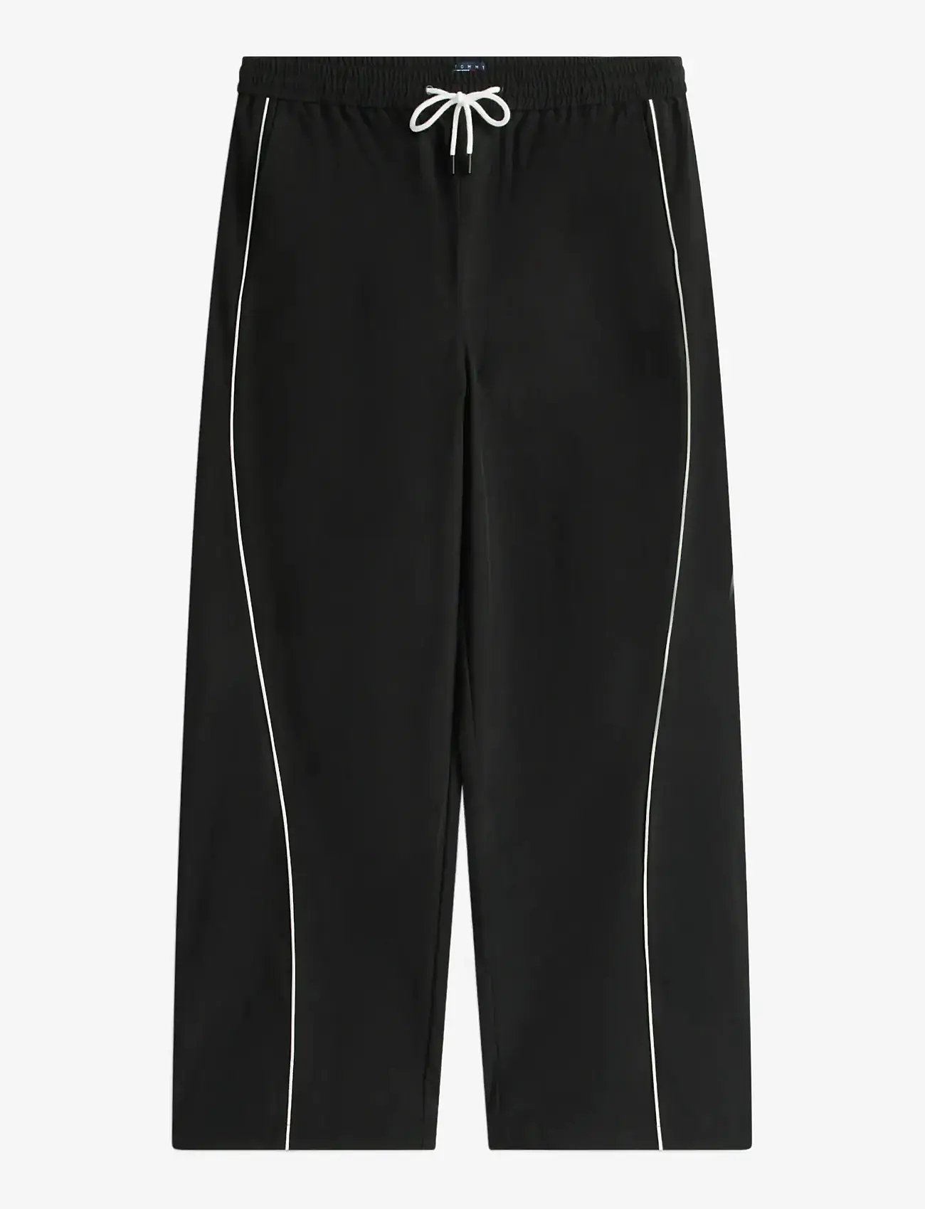 Tommy Jeans - TJM THEO PARACHUTE TRACK PANTS - treningsbukser - black - 1