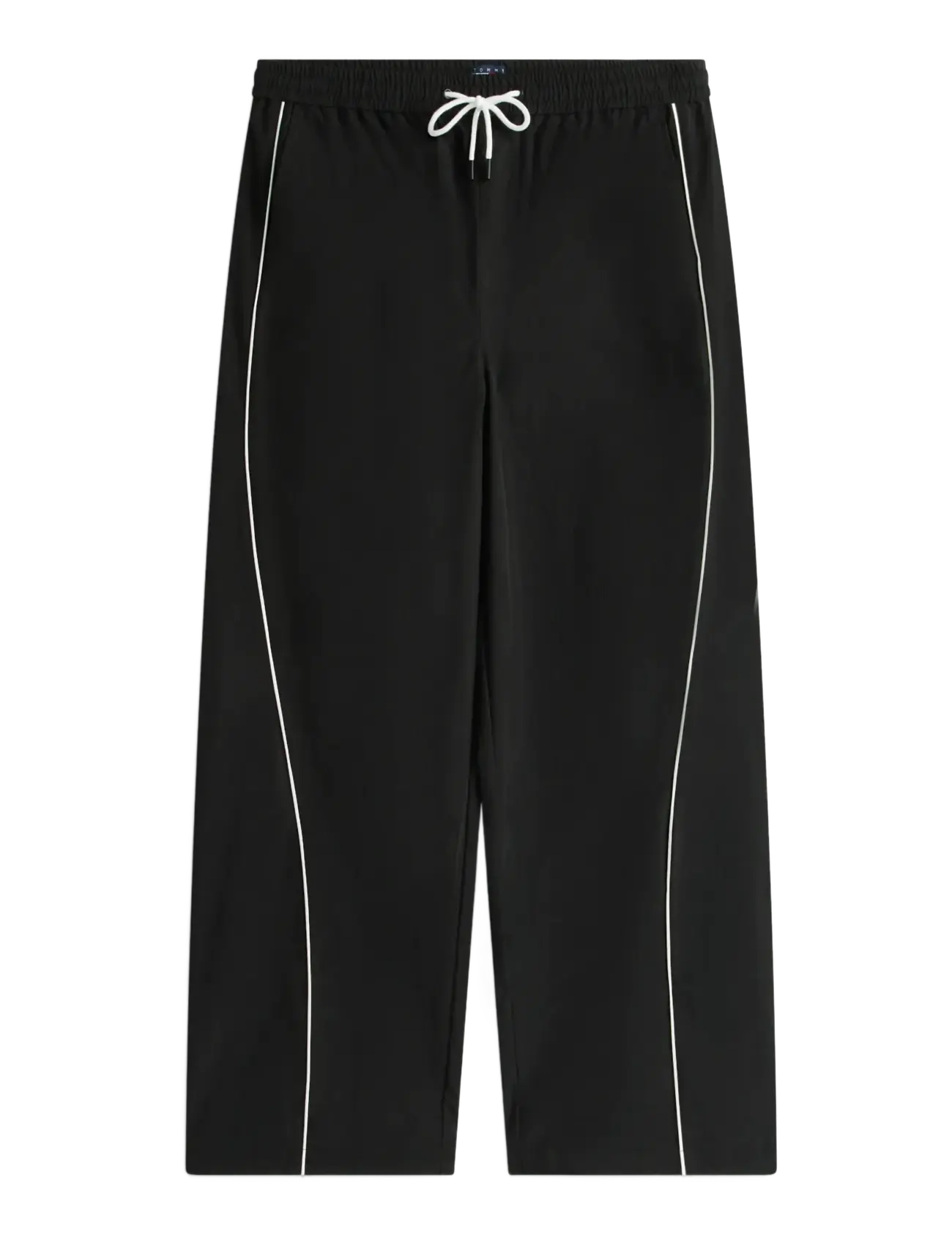Tommy Jeans TJM THEO PARACHUTE TRACK PANTS - Collegehousut - BLACK / black