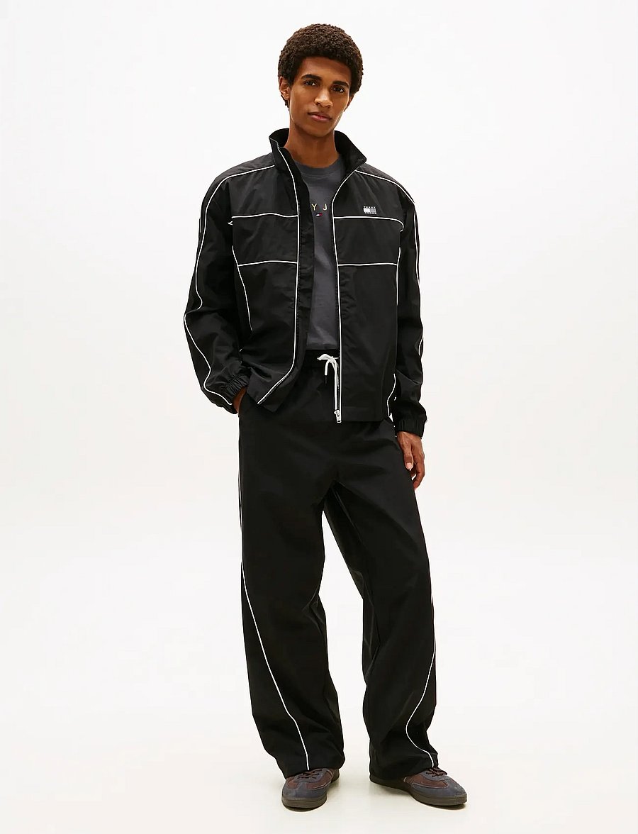 Tommy Jeans - TJM THEO PARACHUTE TRACK PANTS - pantalon de sport - black - 3