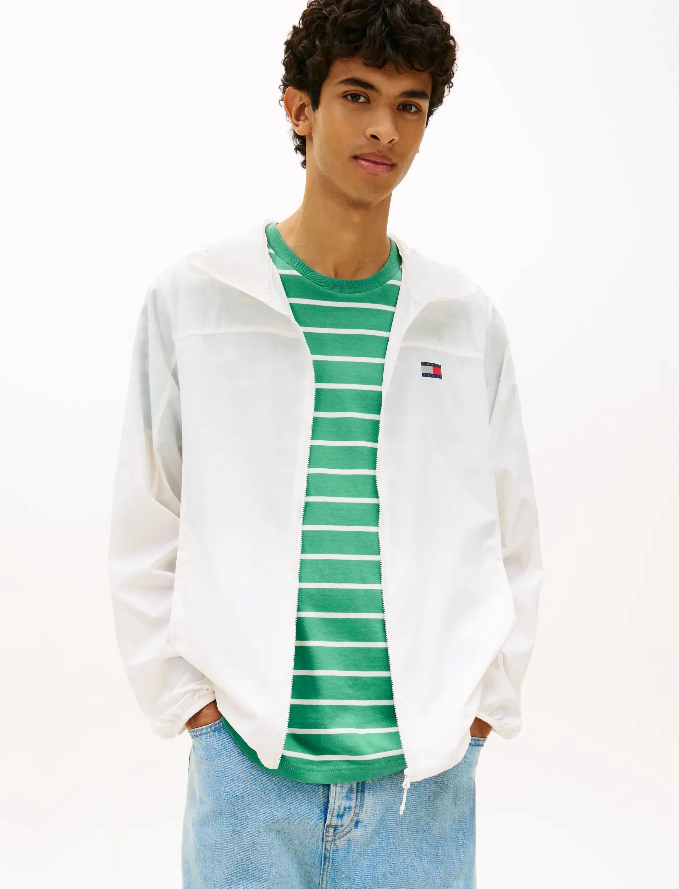 Tommy Jeans - TJM OUTDOOR SHELL JACKET EXT - frühlingsjacken - ecru - 0