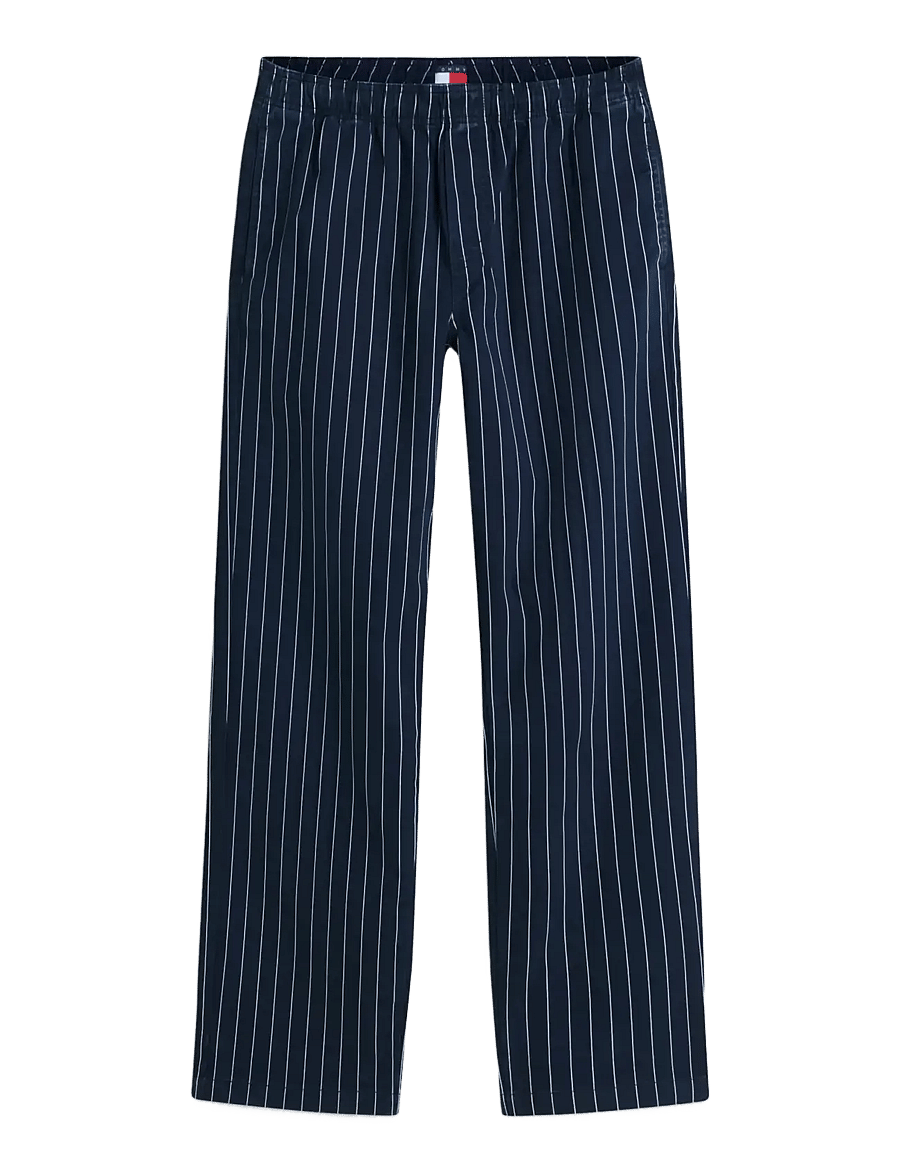 Tommy Jeans - TJM JAIMIE STRIPE PANT - vabaaja püksid - dark night navy stripe - 1
