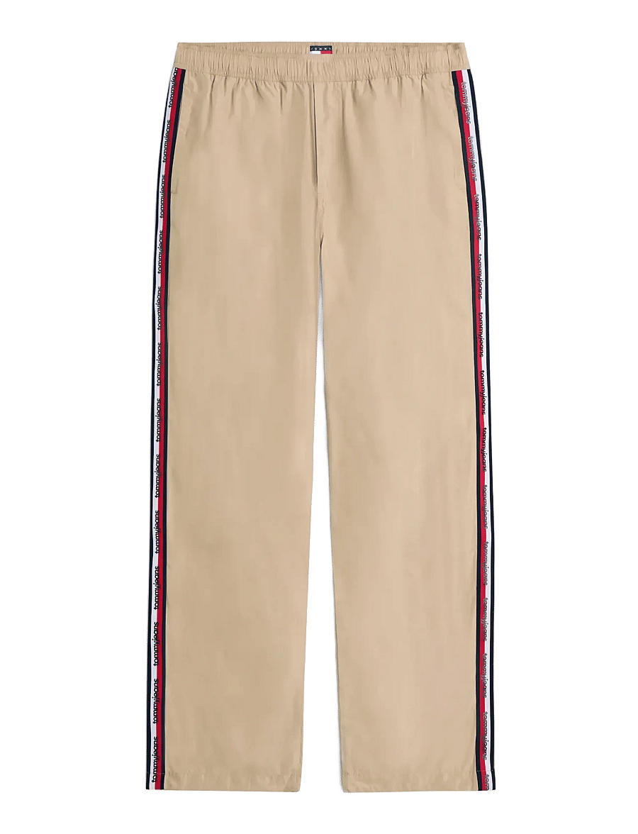 Tommy Jeans - TJM JAIMIE TAPE PANT - gentle gold - 1