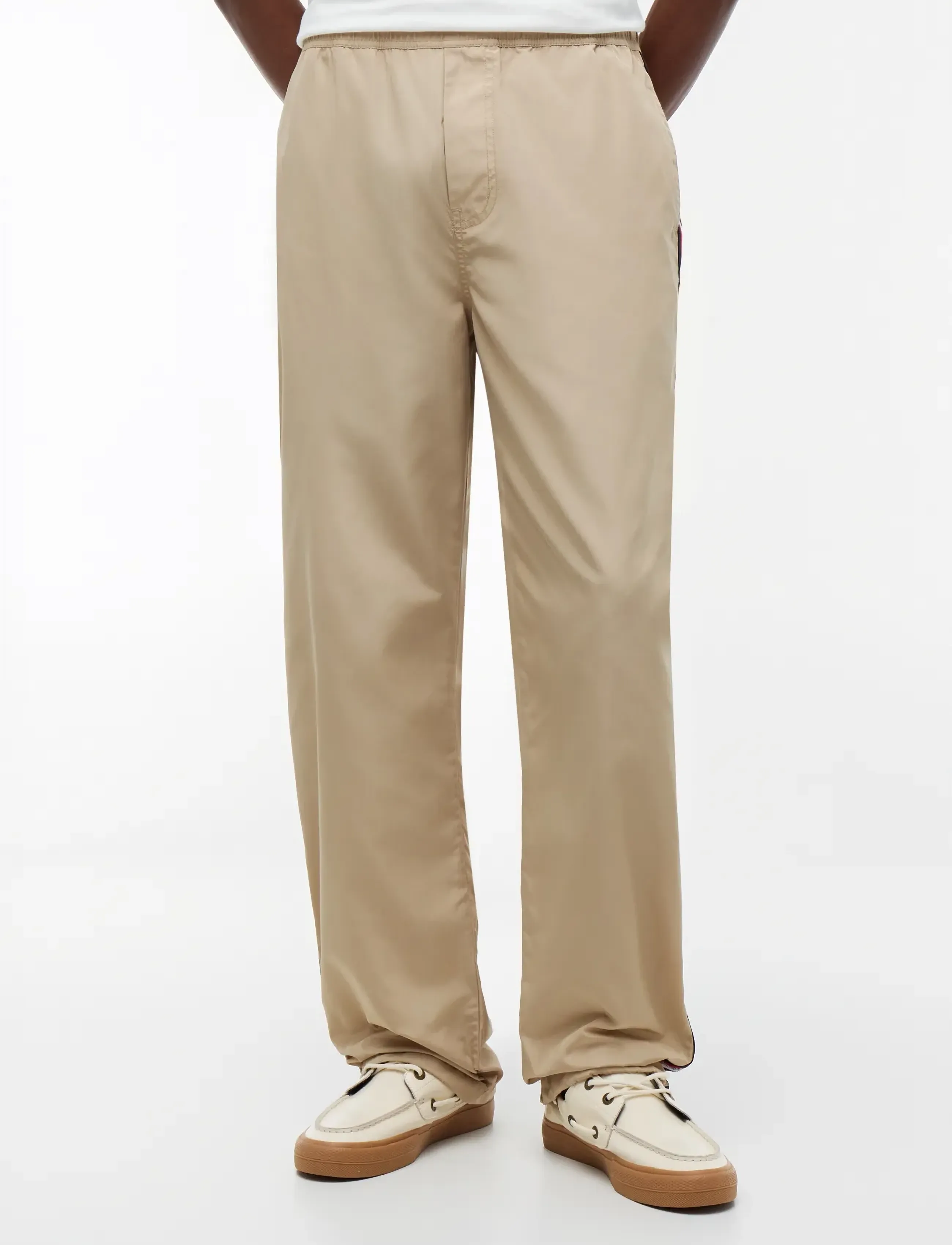 Tommy Jeans TJM JAIMIE TAPE PANT - Tommy Jeans - GENTLE GOLD / beige