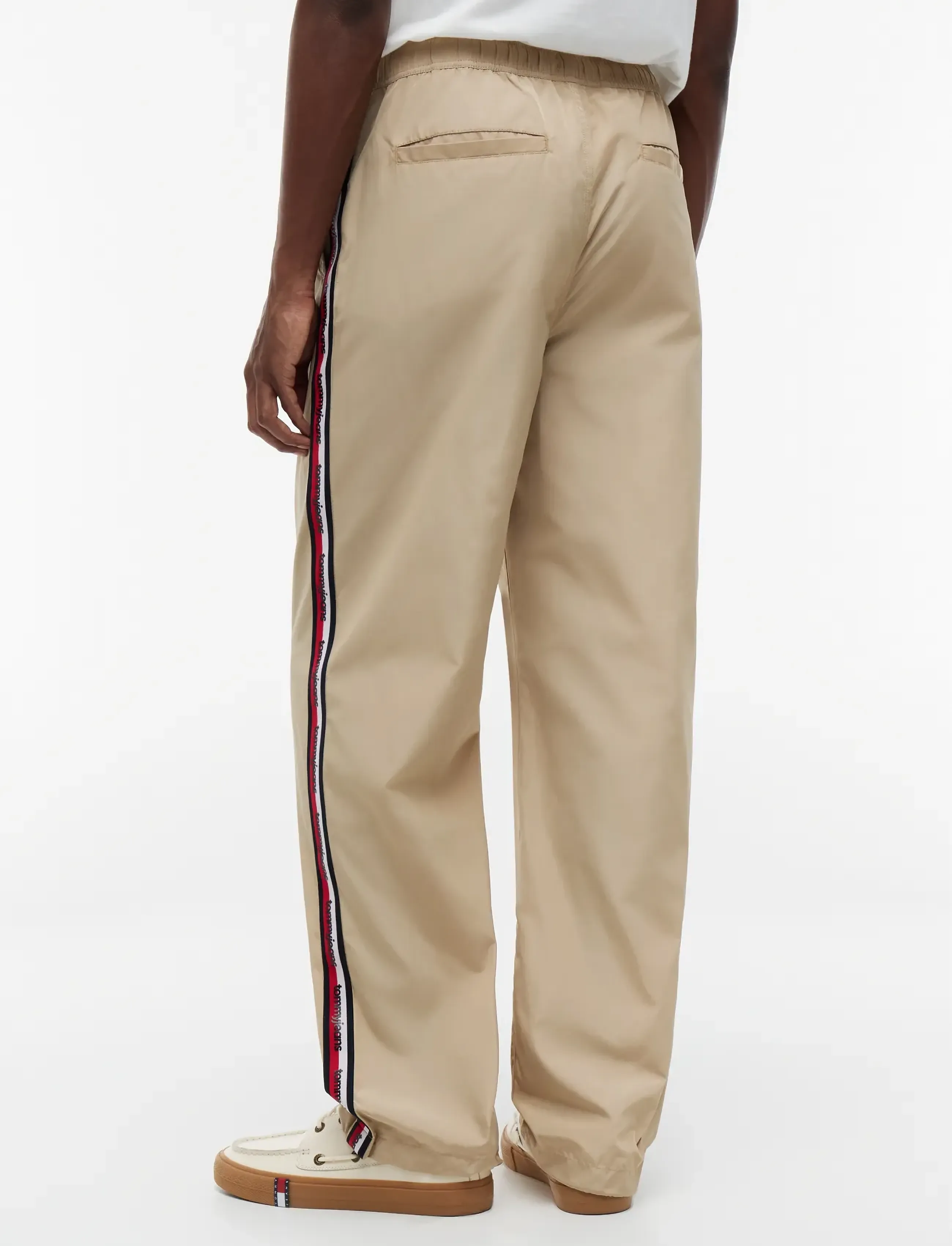 Tommy Jeans - TJM JAIMIE TAPE PANT - gentle gold - 2