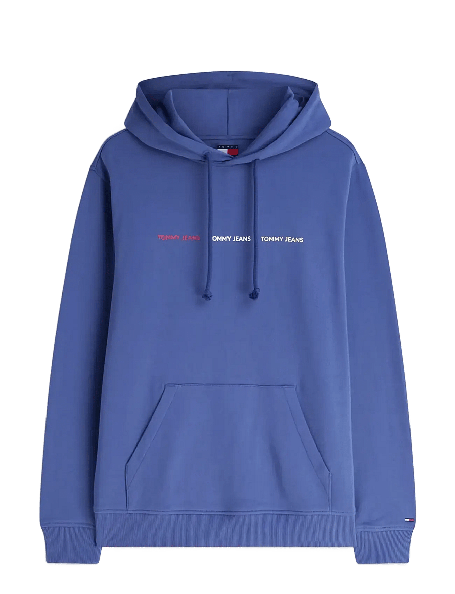Tommy Jeans - TJM REG TJ REPEAT HOODIE - kapuzenpullover - blue storm - 1