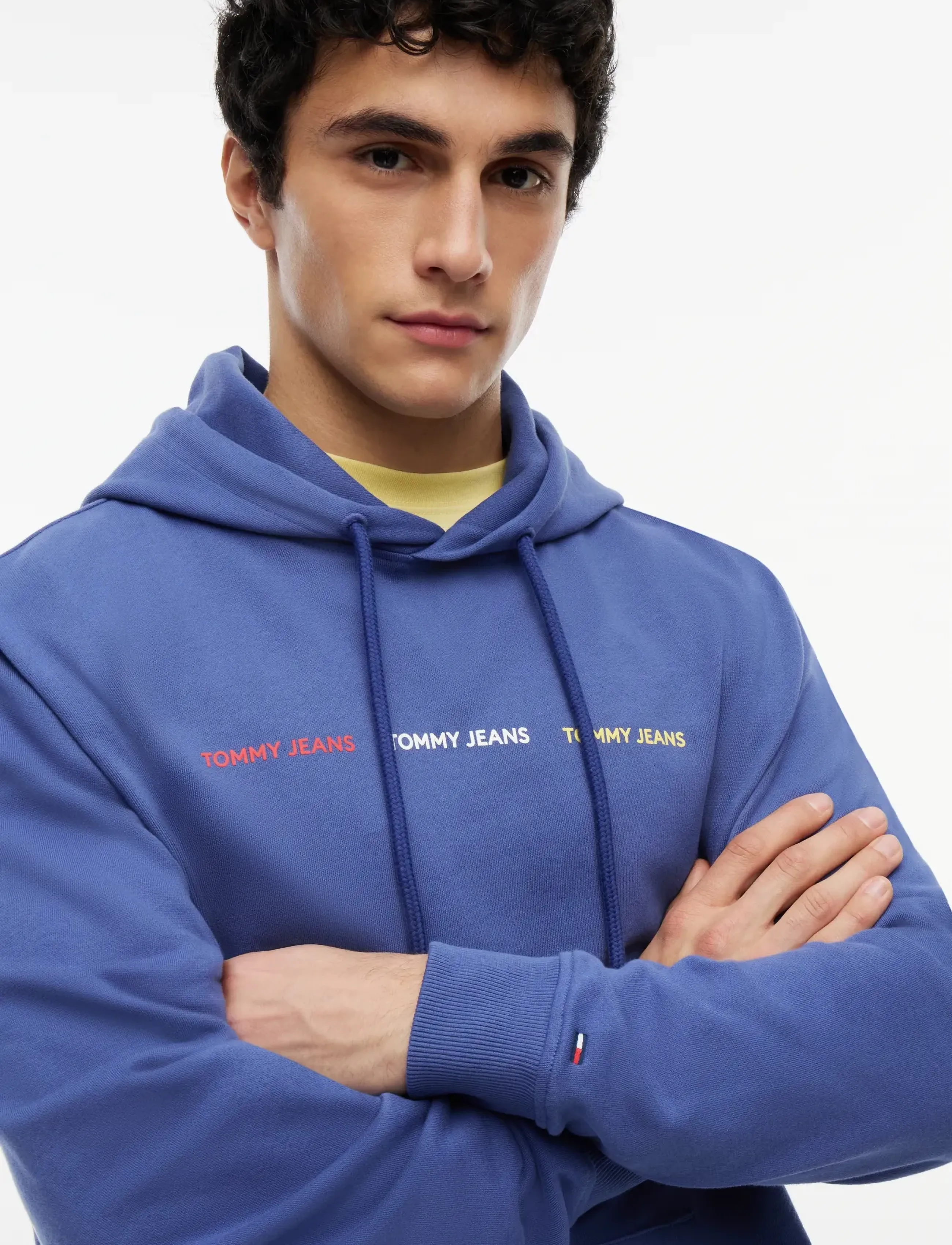 Tommy Jeans - TJM REG TJ REPEAT HOODIE - autumn savings - blue storm - 3