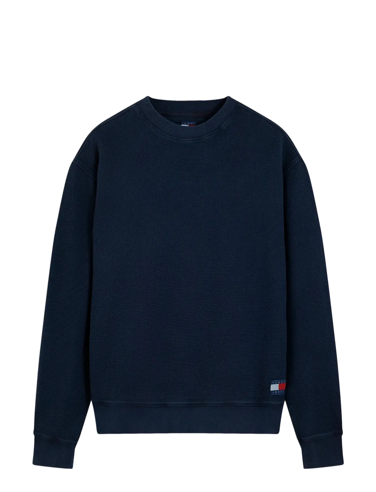 Tommy Jeans - TJM RLX WASHED WAFFLE CREW - dark blue - 1