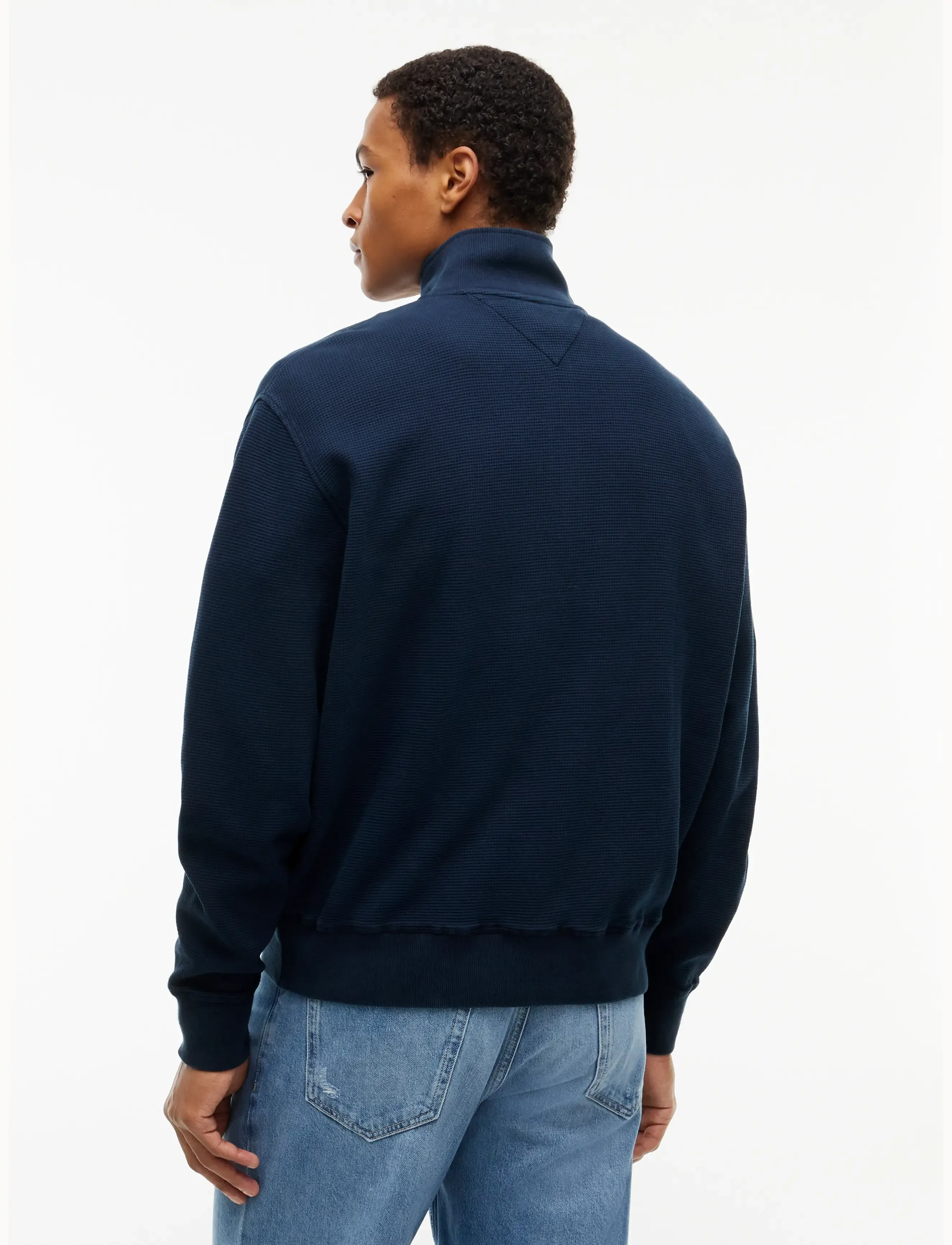 Tommy Jeans - TJM RLX WASHED WAFFLE QZ - dark blue - 2