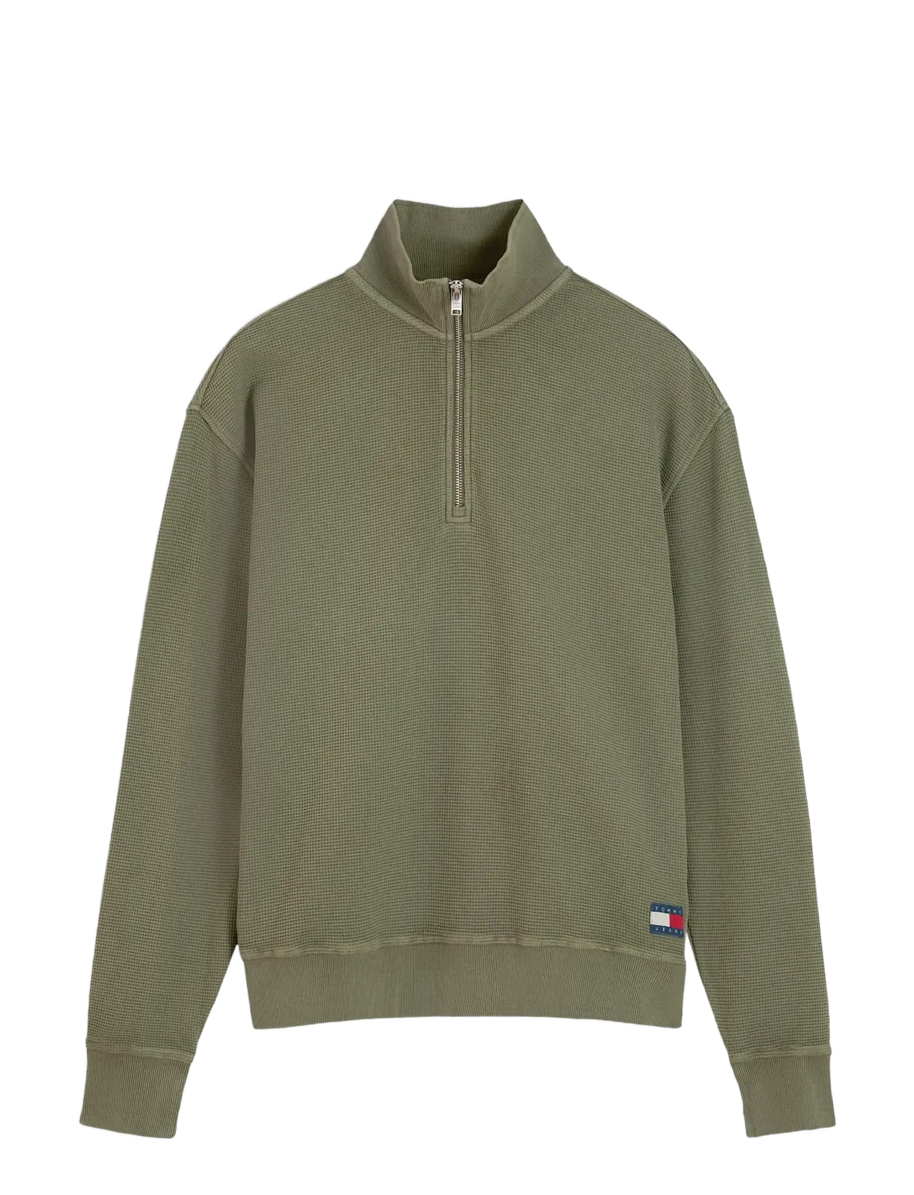 Tommy Jeans - TJM RLX WASHED WAFFLE QZ - half zip-tröjor - rocky mountain - 1