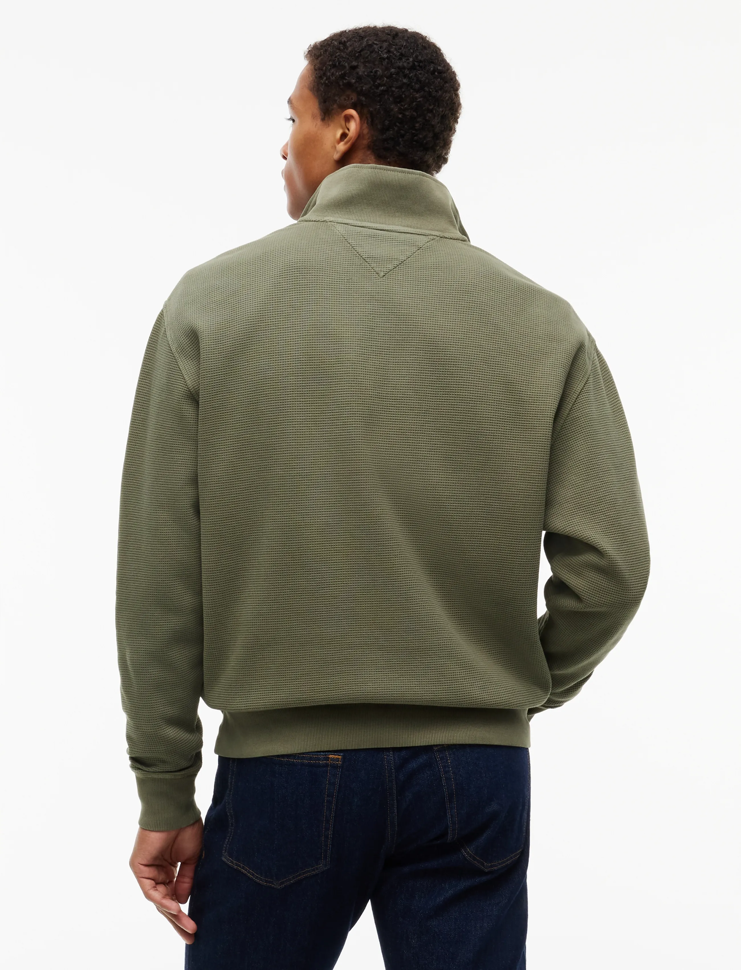Tommy Jeans - TJM RLX WASHED WAFFLE QZ - half zip-tröjor - rocky mountain - 2
